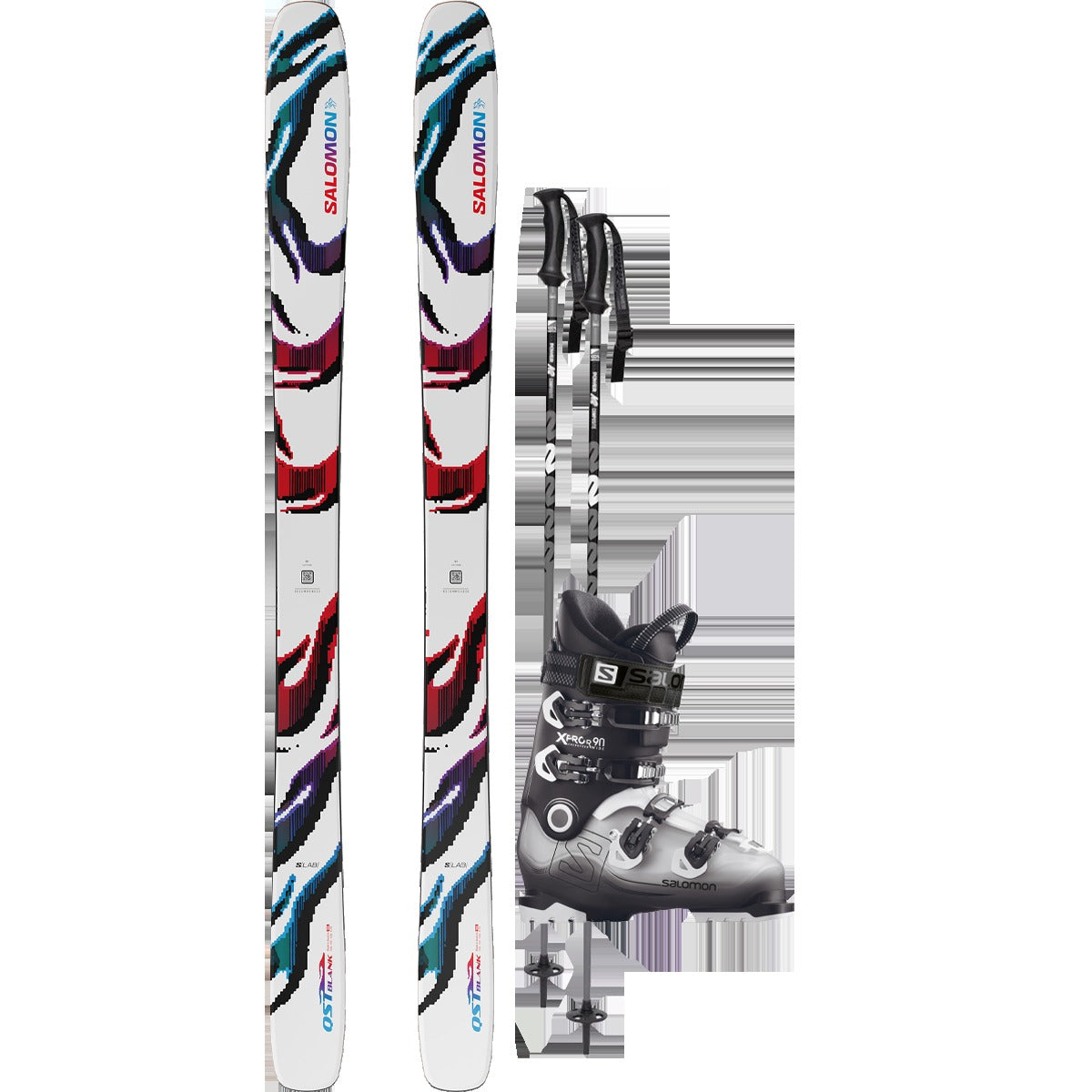 Salomon S/Lab QST Blank Demo Ski Package