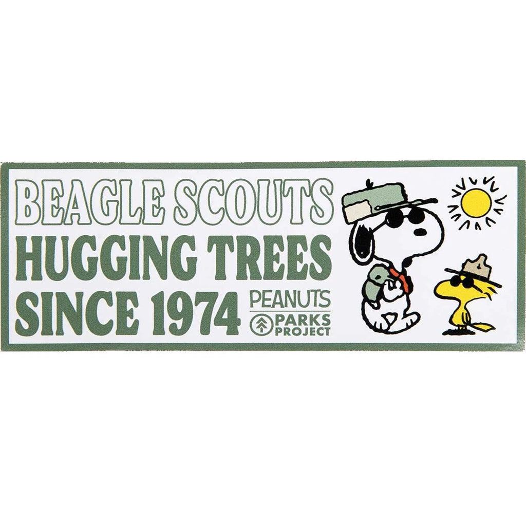 Peanuts x Parks Project Recycled Water Bottle and Sticker Pack