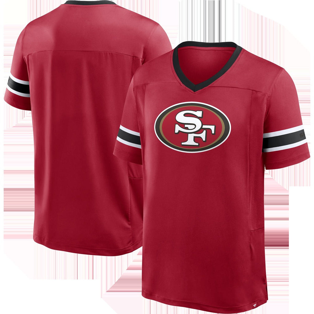 Men's 49ers Pigskin Hashmark Short Sleeve Top