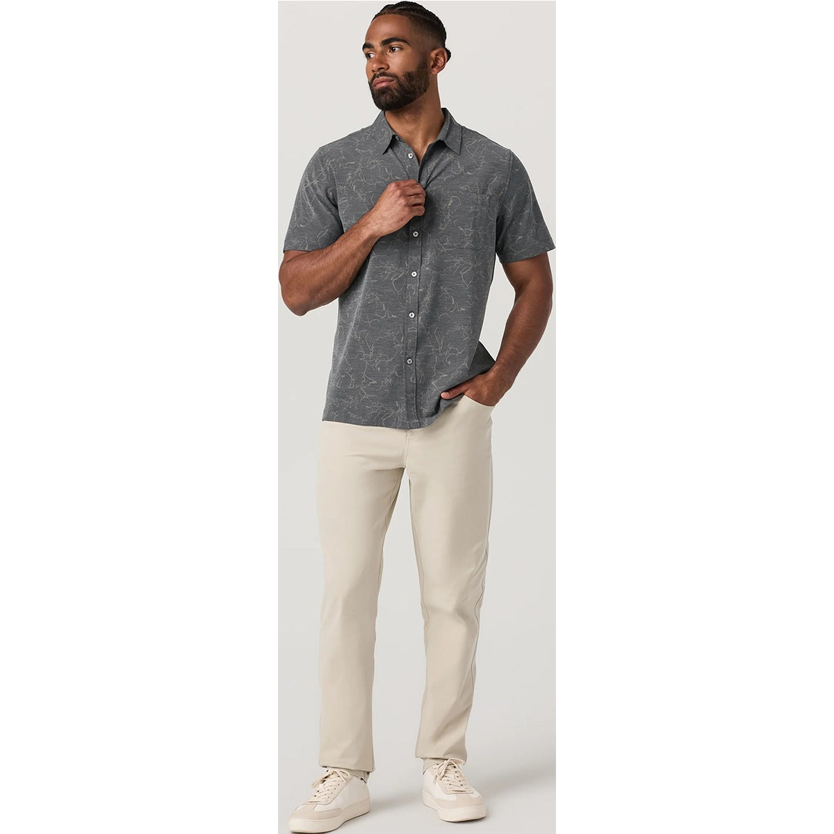 Men's Bridge Short Sleeve Button Down