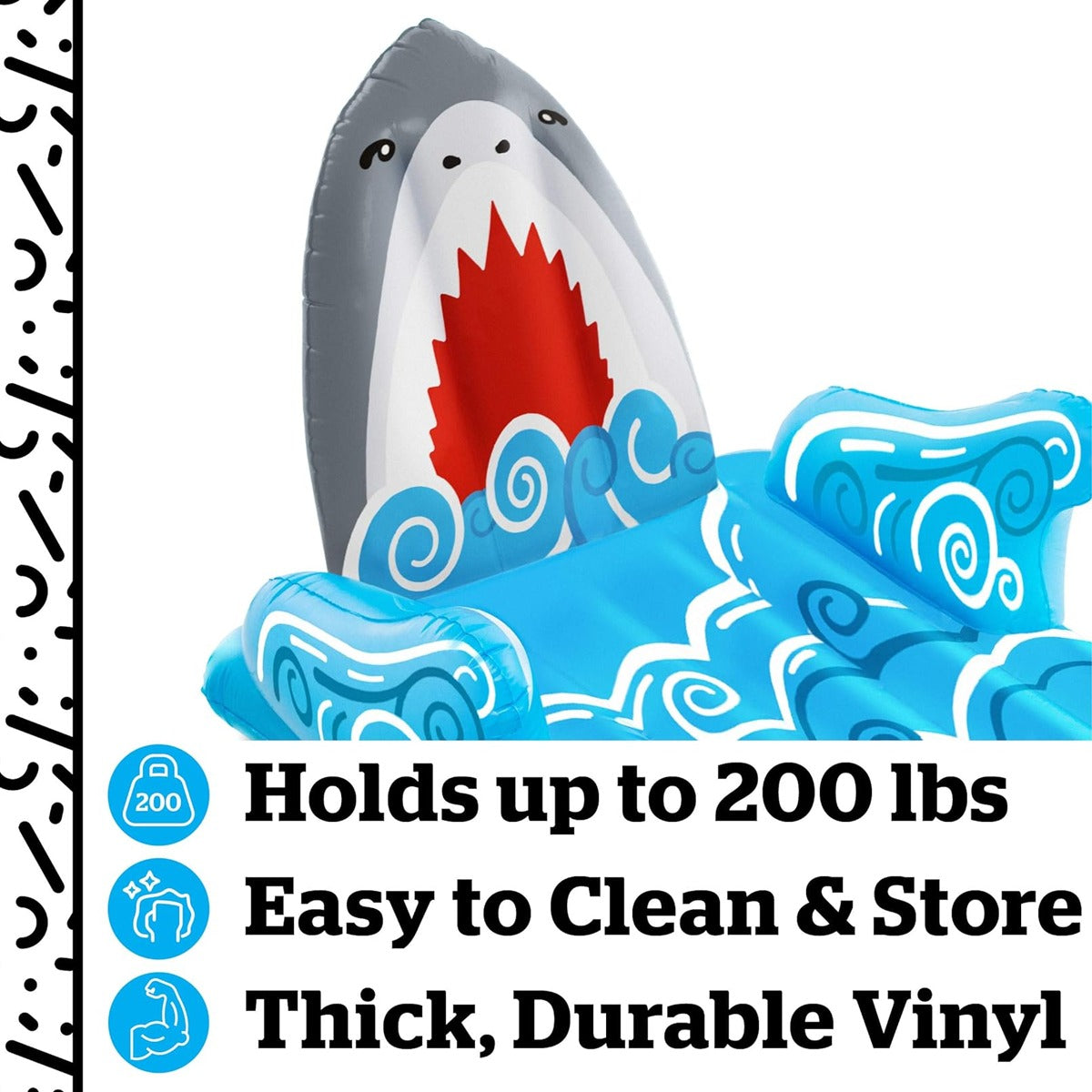 Shark Pool Lounger Float