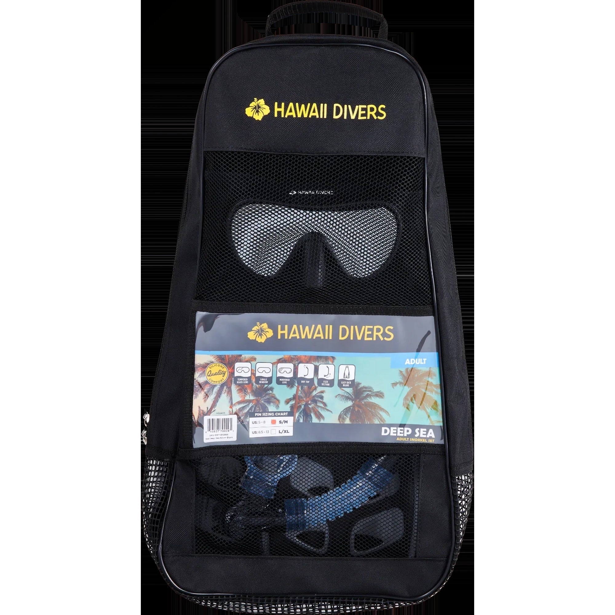 Deep Sea Snorkel Fin Set