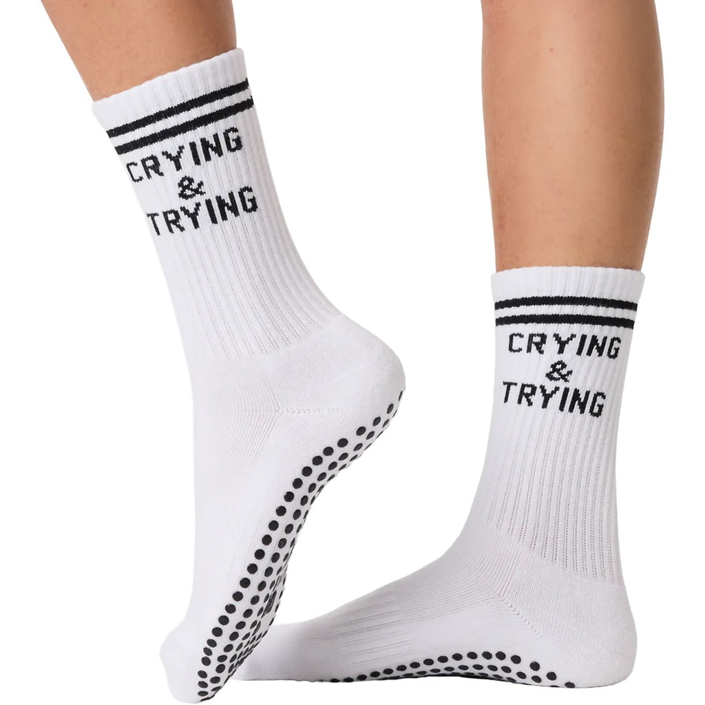 Women's Grip Crew Socks