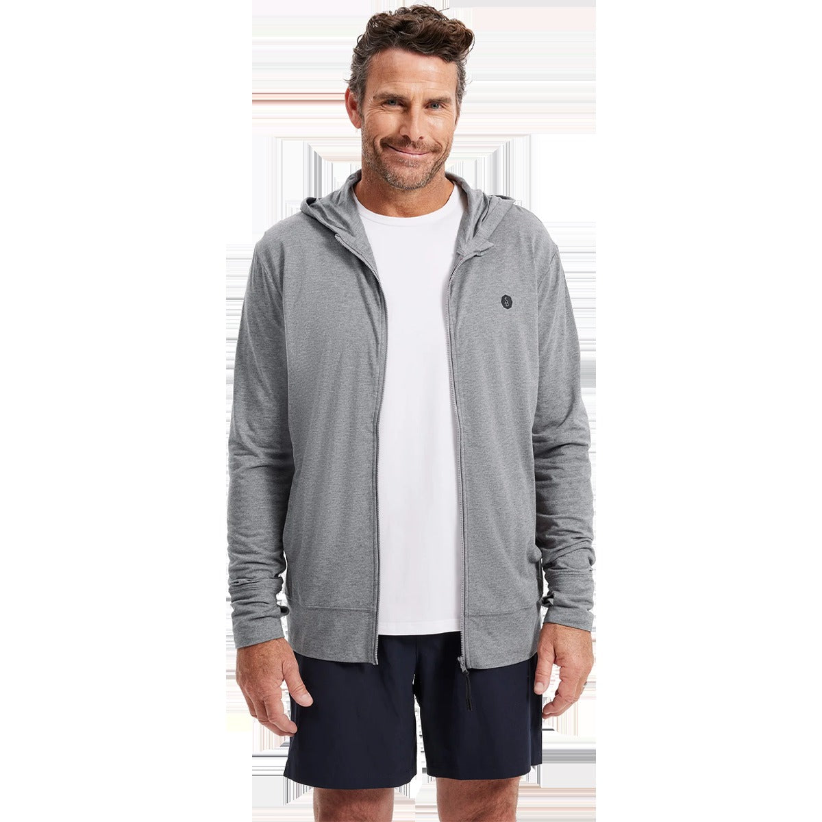 Men's Summer Essential Hooded Zip Top UPF 50+