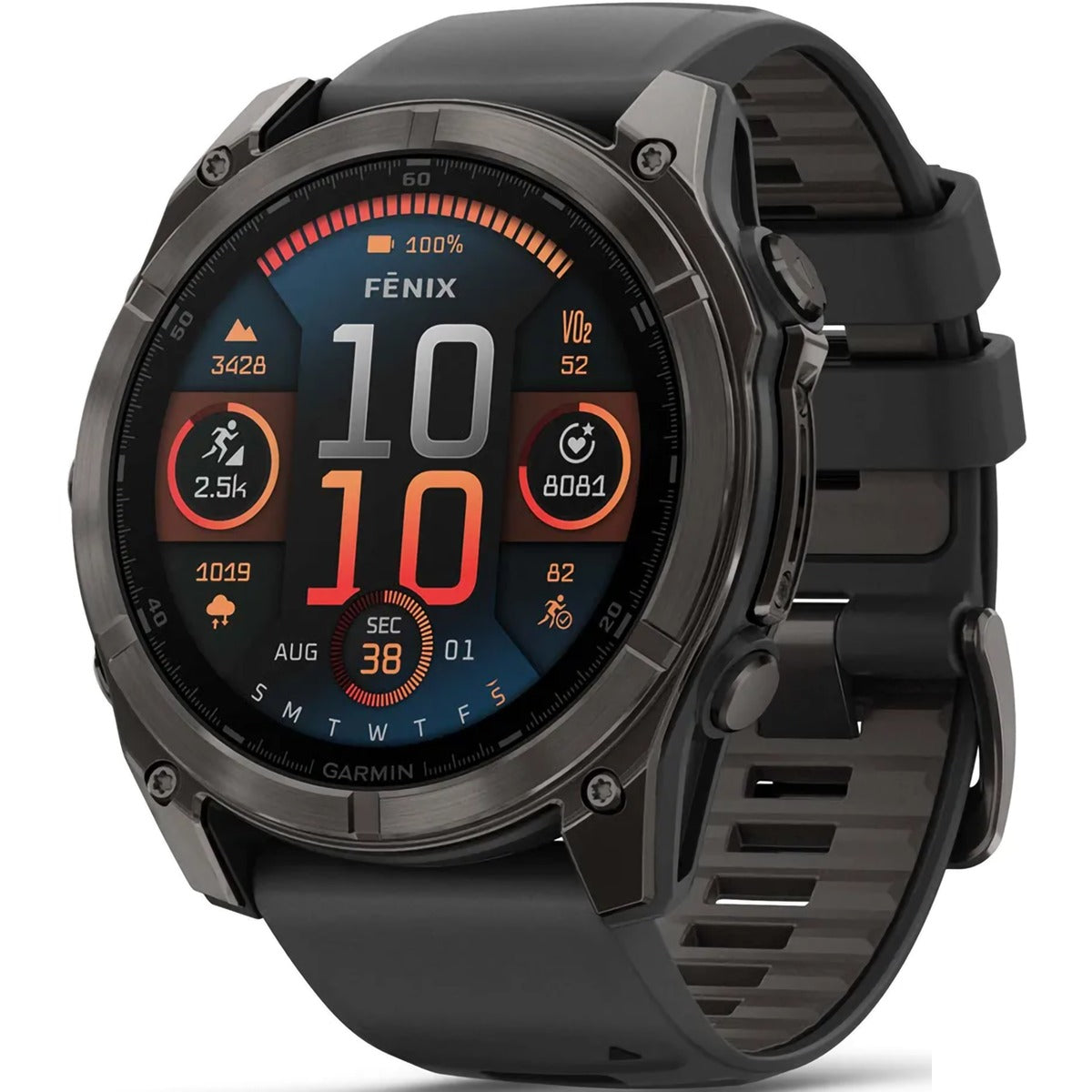 Fenix 8 Sapphire 51mm Amoled - Carbon Gray