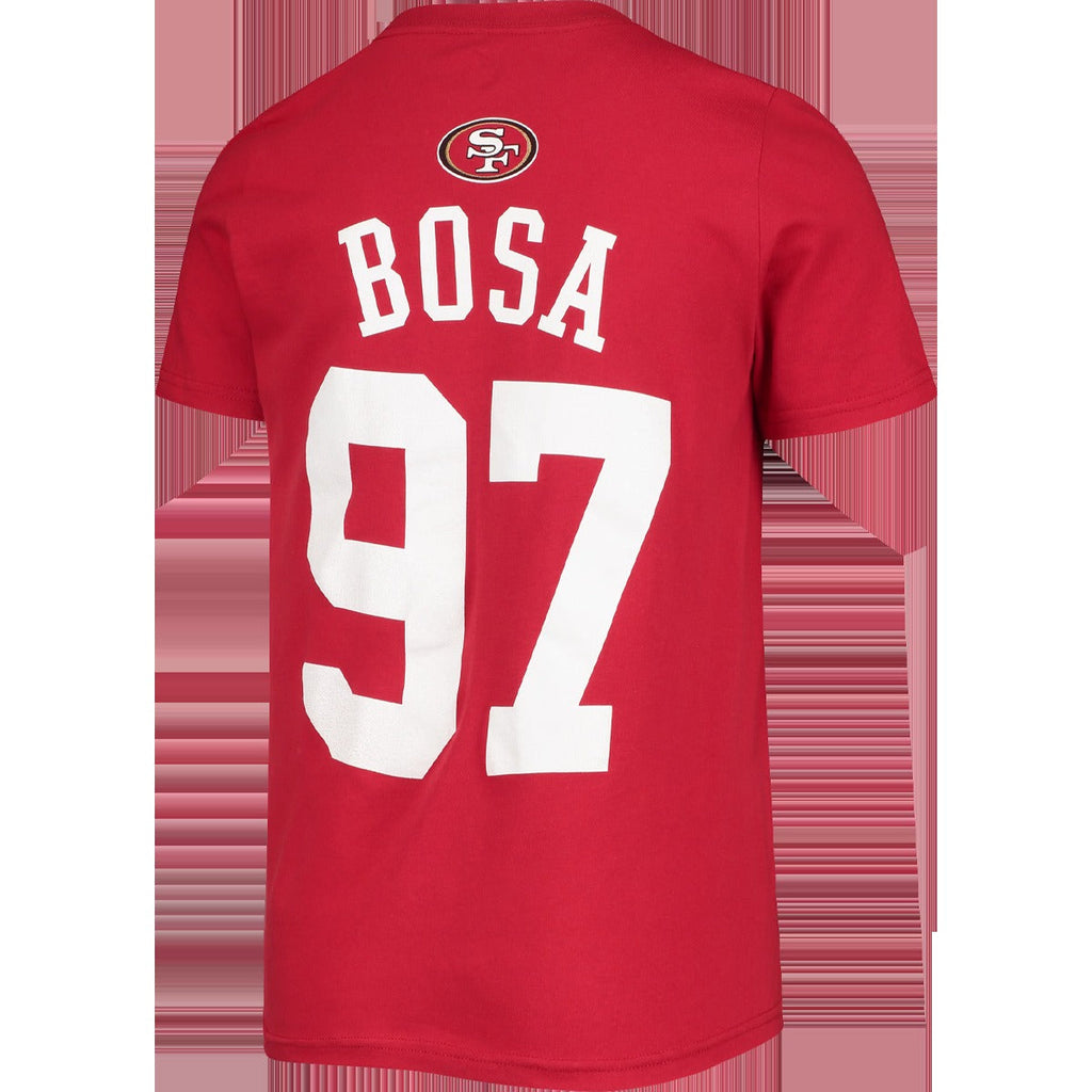 Youth 49ers Mainliner Name & Number Tee - Bosa