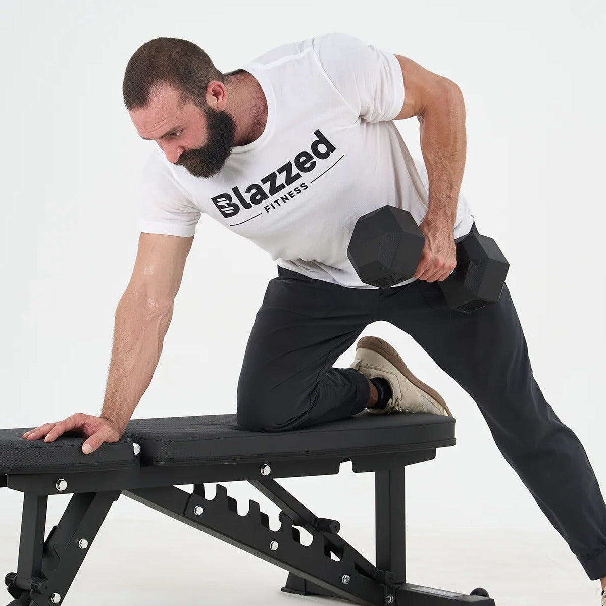 Rubber Hex Dumbbell 25 lb