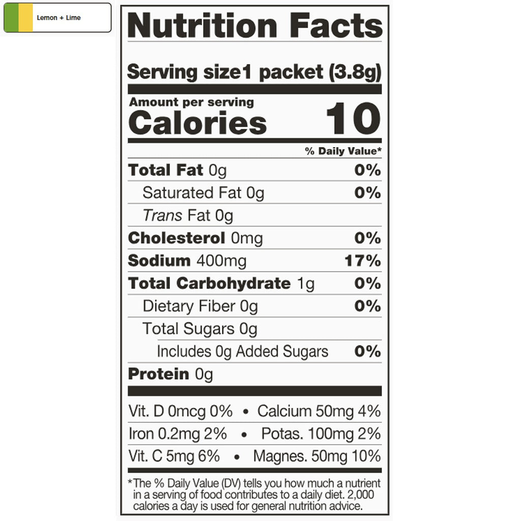 Unsweetened Hydration Sport Drink Mix (Single Serving)
