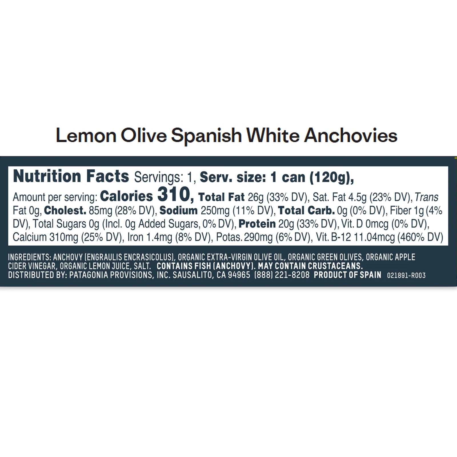 White Anchovies