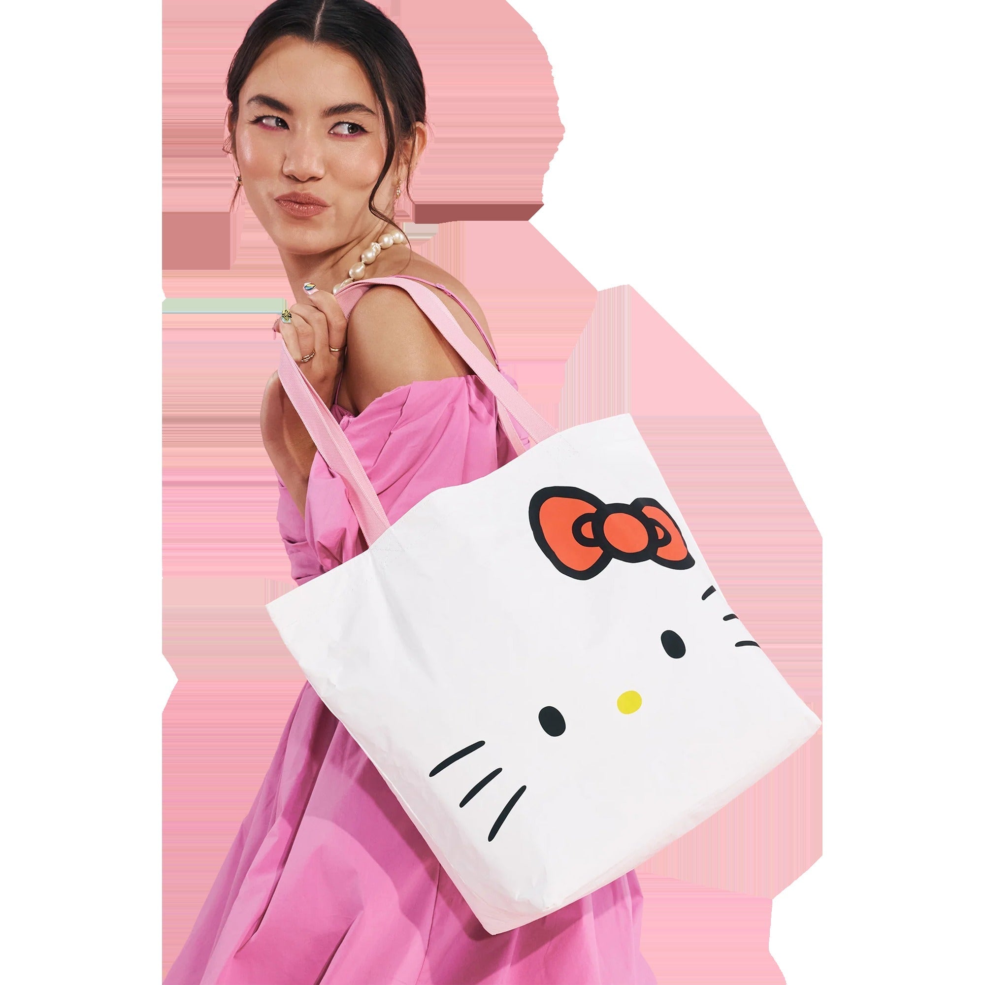 Kitty Face Reversible Tote