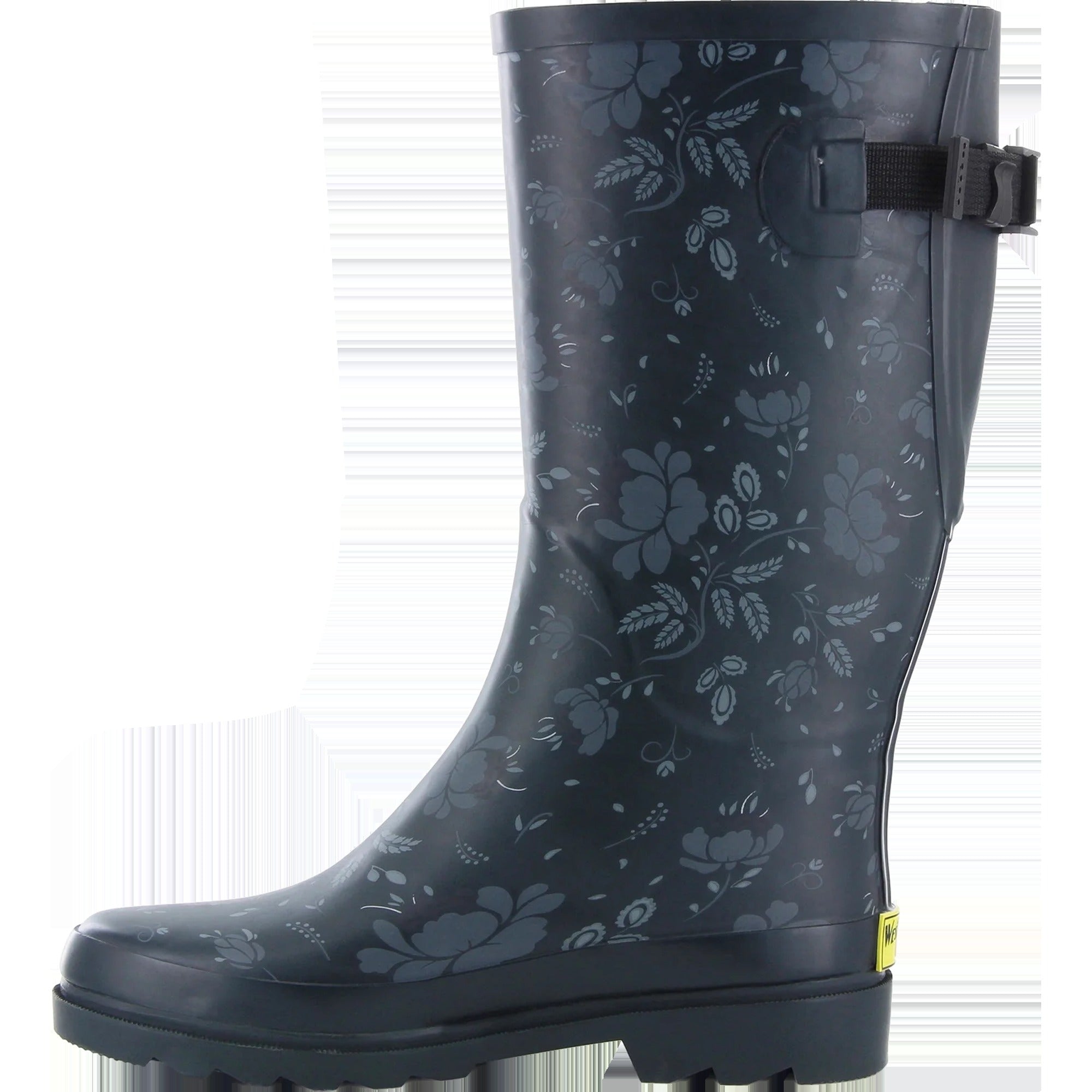 Women's Floral Adjustable Tall Rain Boot