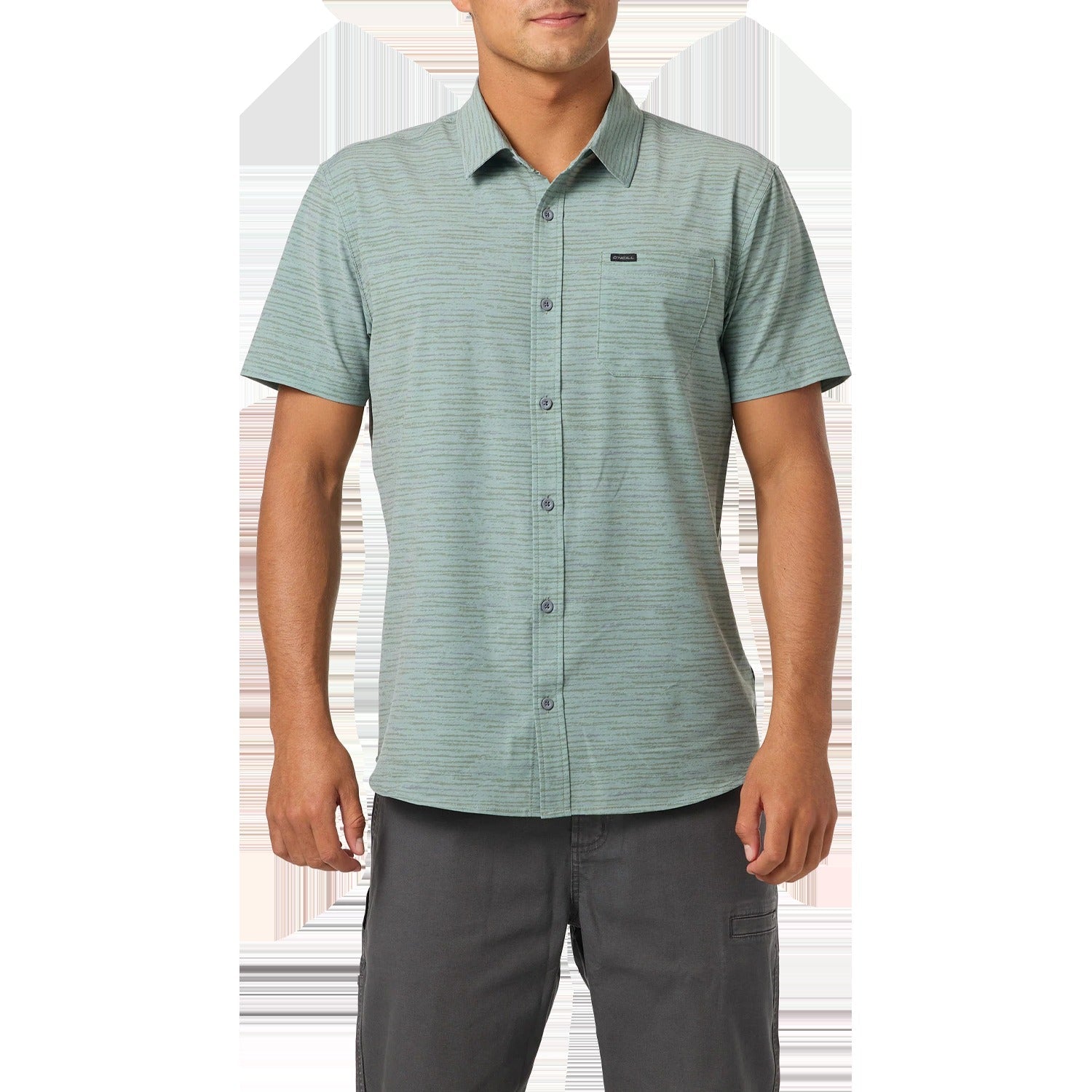 Men's TRVLR UPF Traverse Stripe Standard Short Sleeve