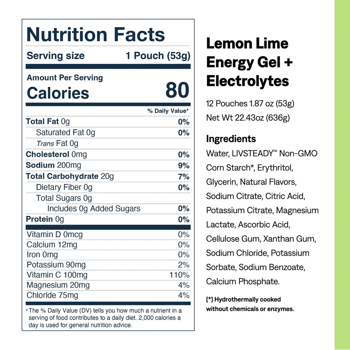 Energy Gel Plus Electrolytes