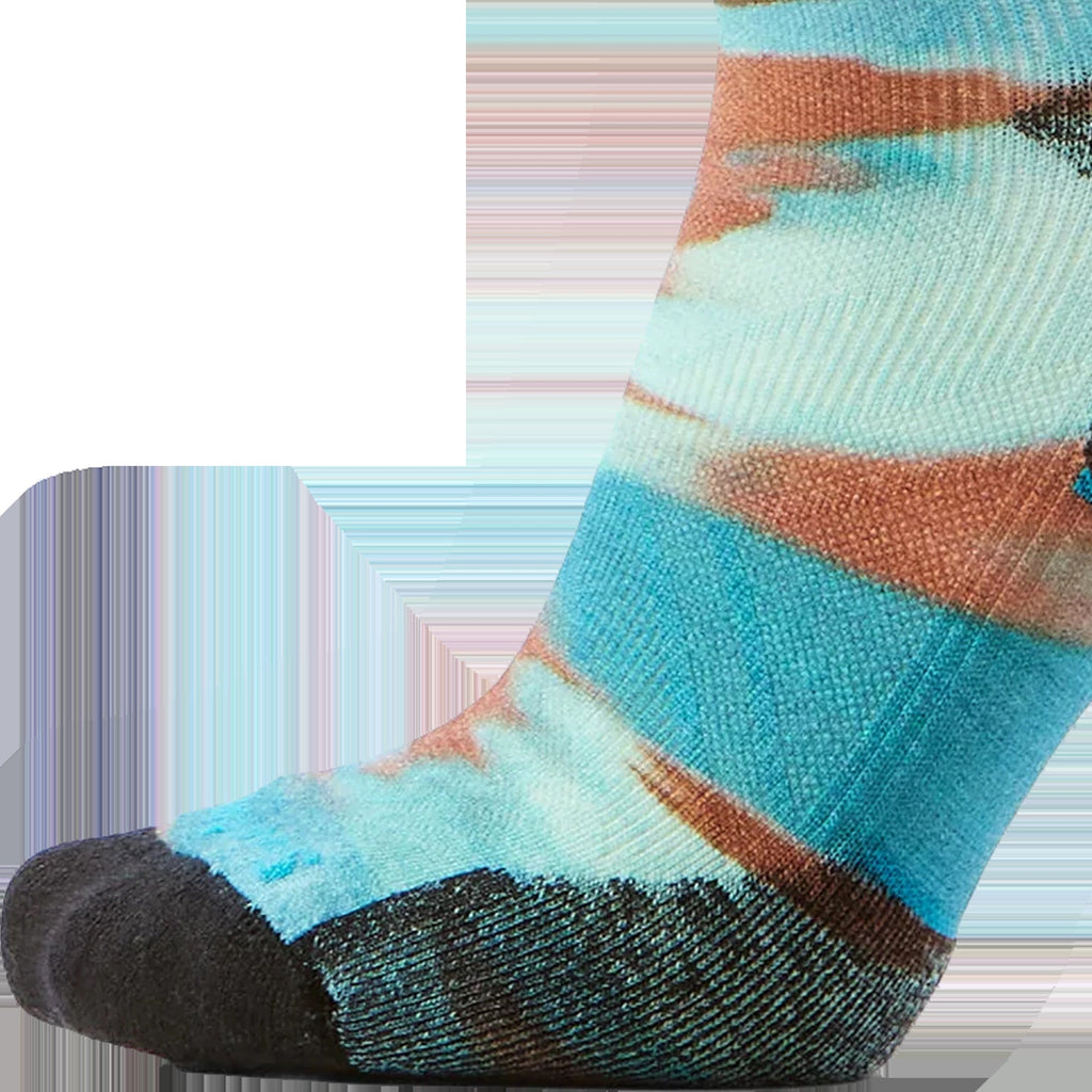 Women's Run Brushed Print Low Ankle Socks