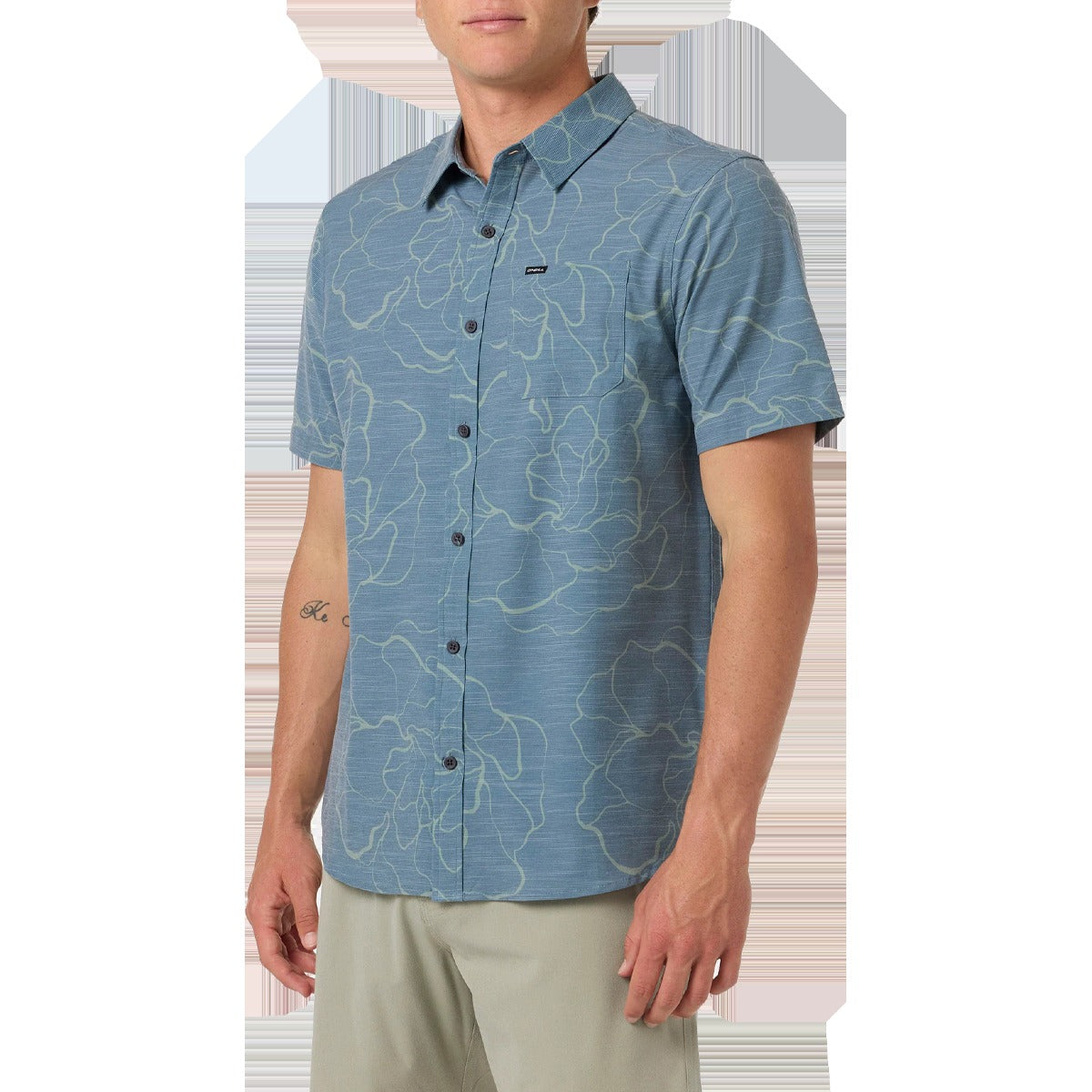 Men's UPF Slub Relaxed Fit Short Sleeve