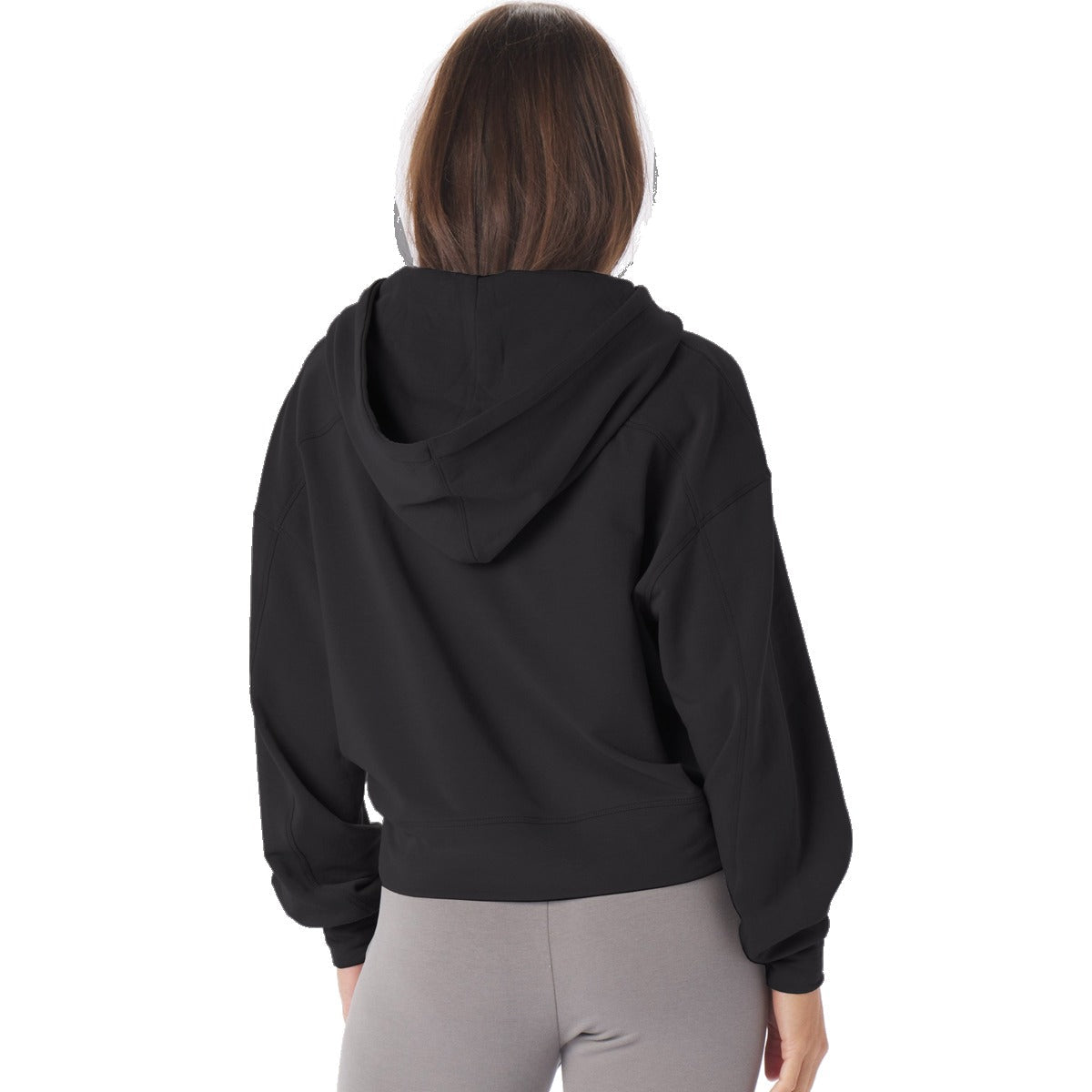 Women's Vintage Oversized Crop Hoodie