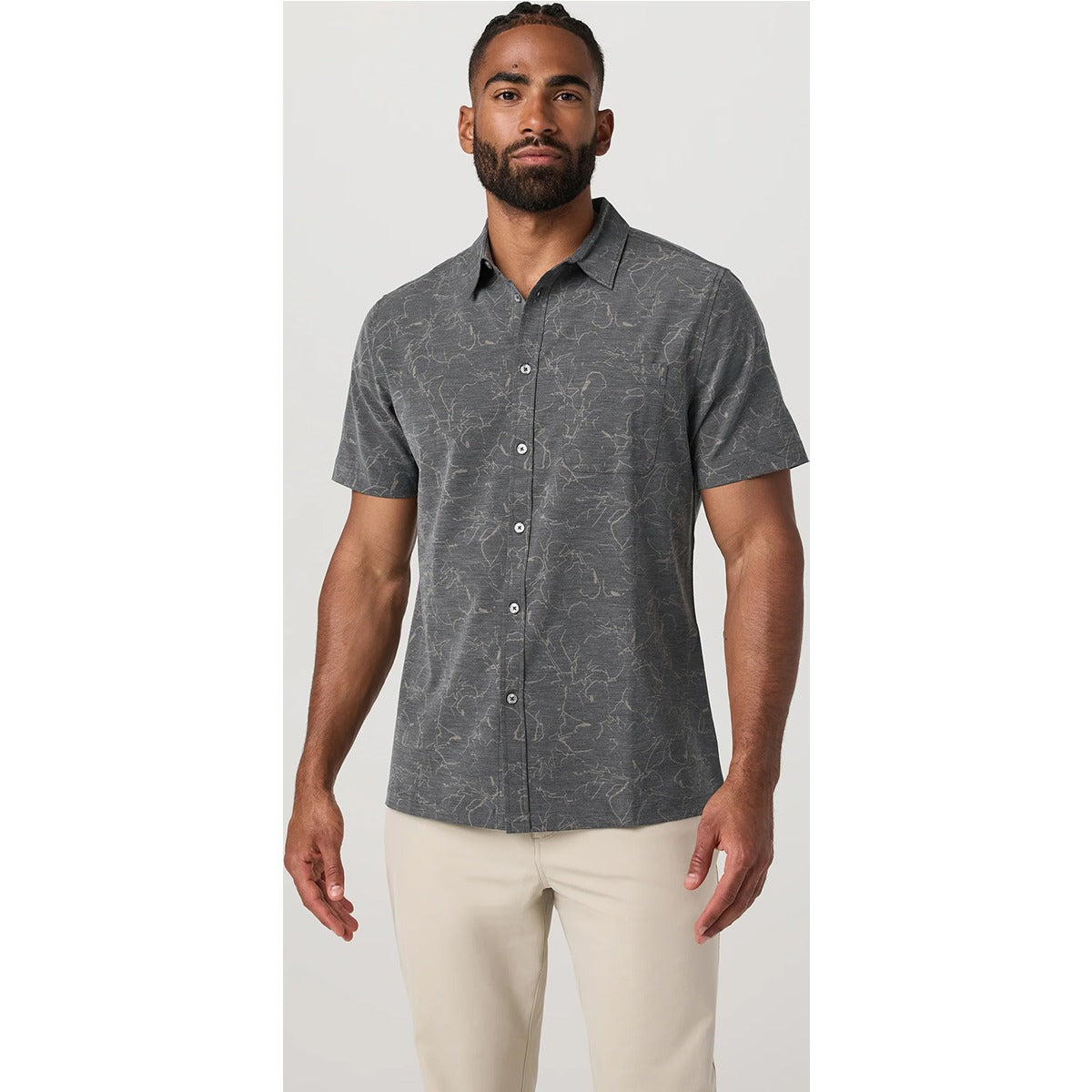 Men's Bridge Short Sleeve Button Down