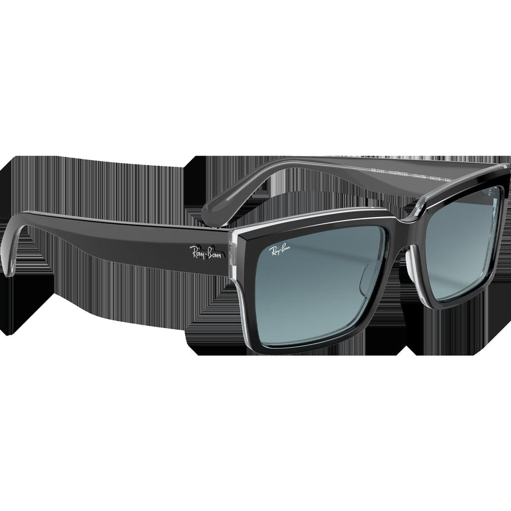 Inverness - Polished Black On Transparent/Blue Gradient