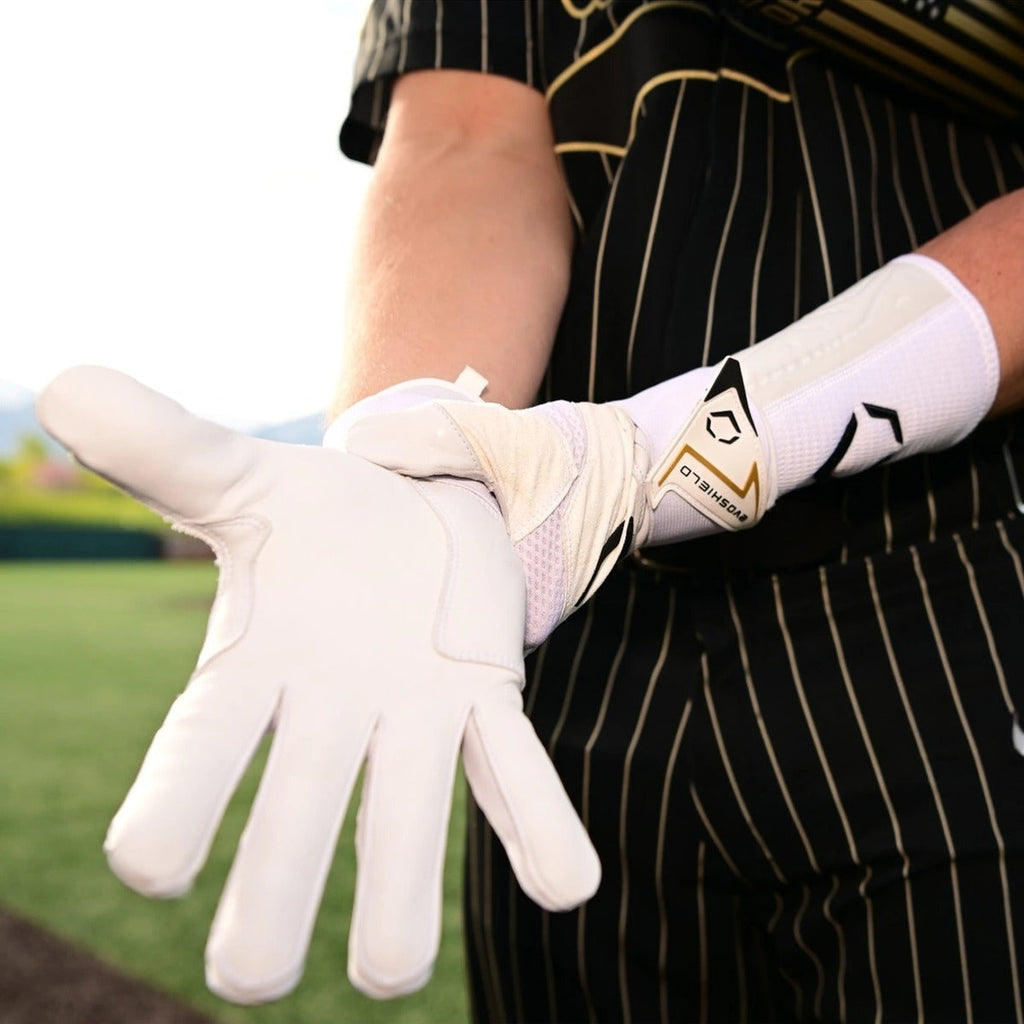Youth Carbyne Batting Glove with Wrist Wrap