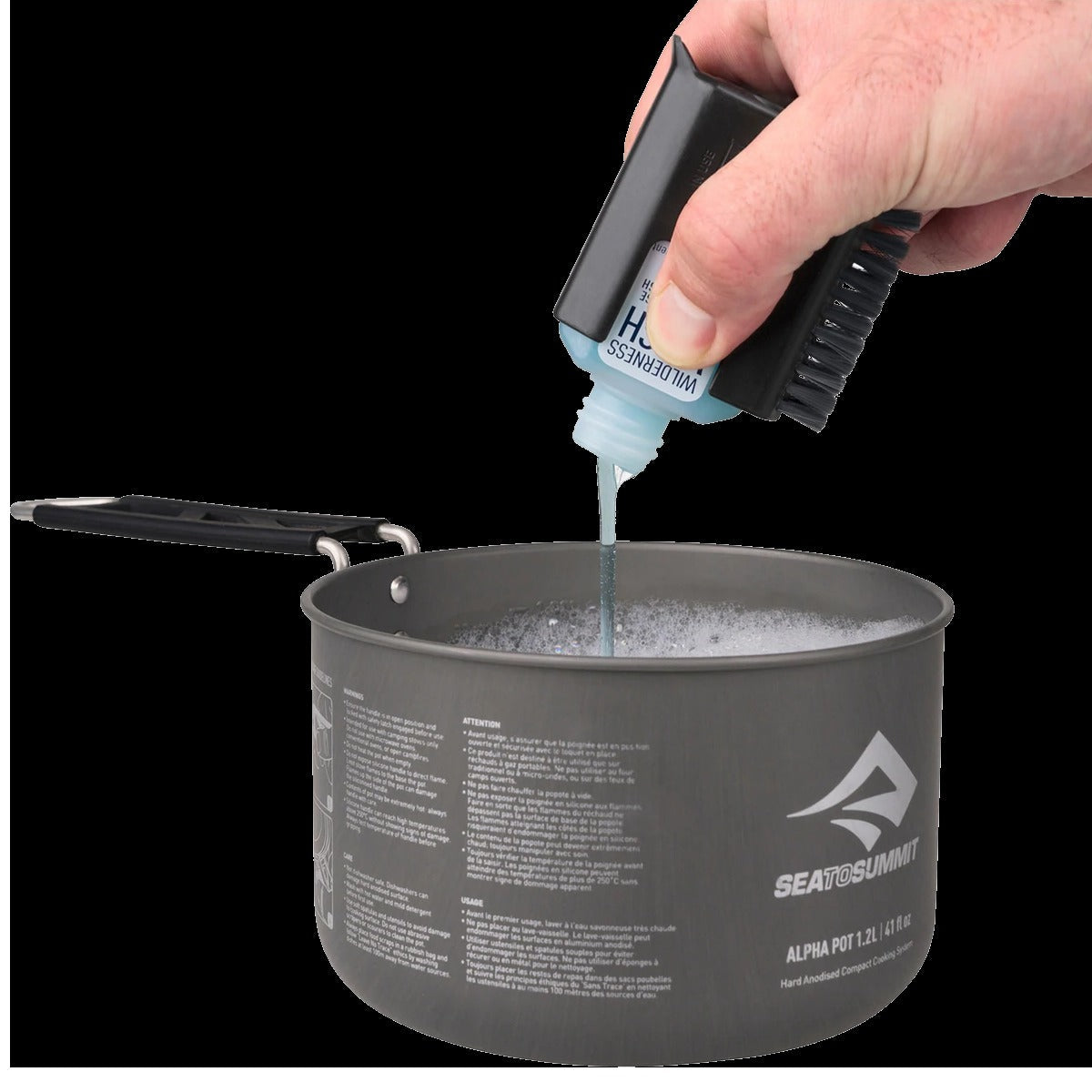 Camp Kitchen Pot Scrubber and Soap