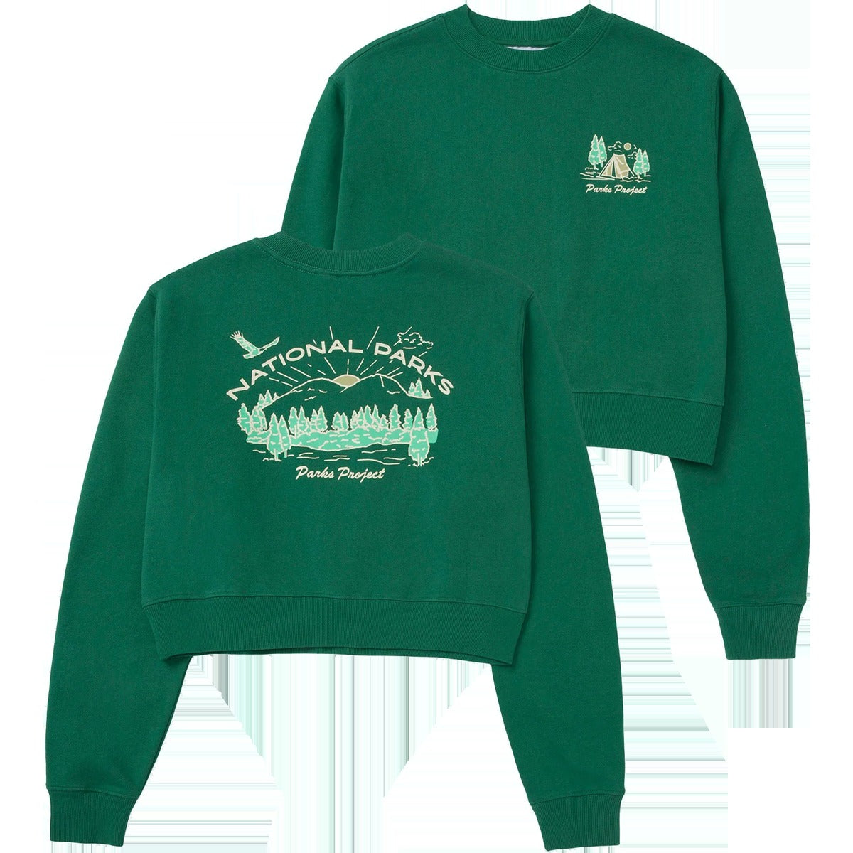 Women's National Parks Sunrise Cropped Crew