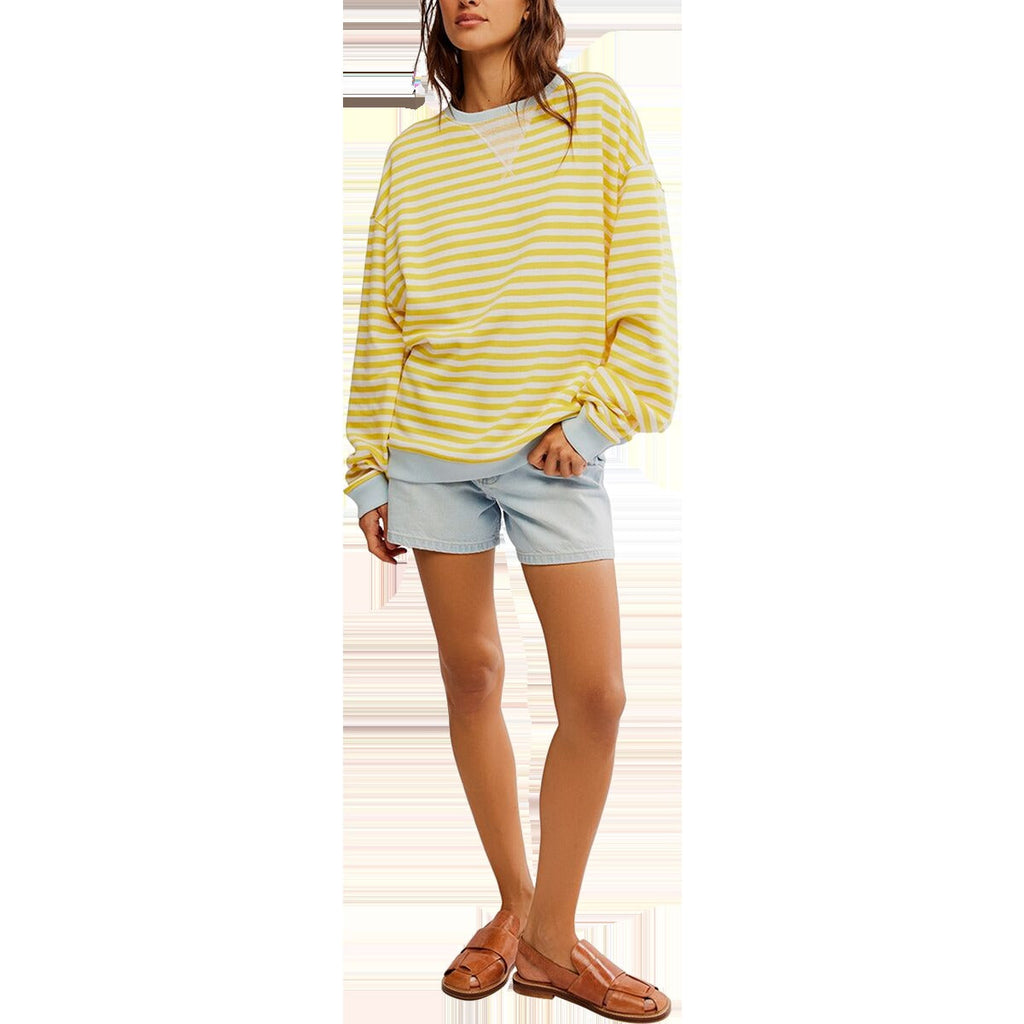 Women's Classic Striped Crew