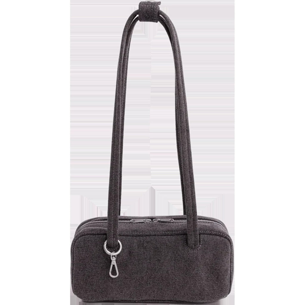 Small Denim Bowler Bag