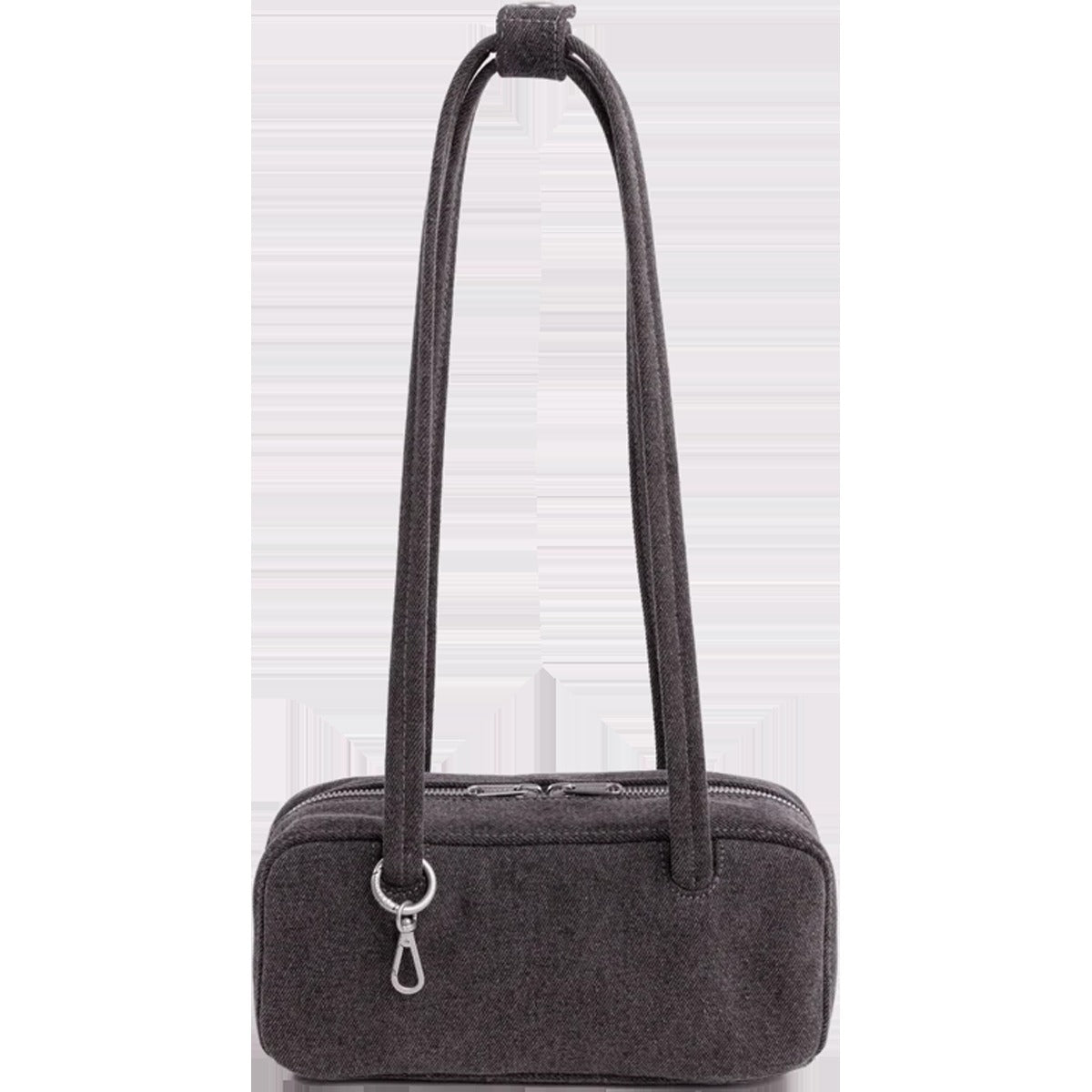 Small Denim Bowler Bag