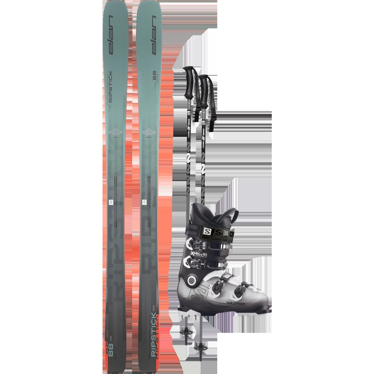 Elan Ripstick 88 Demo Ski Package
