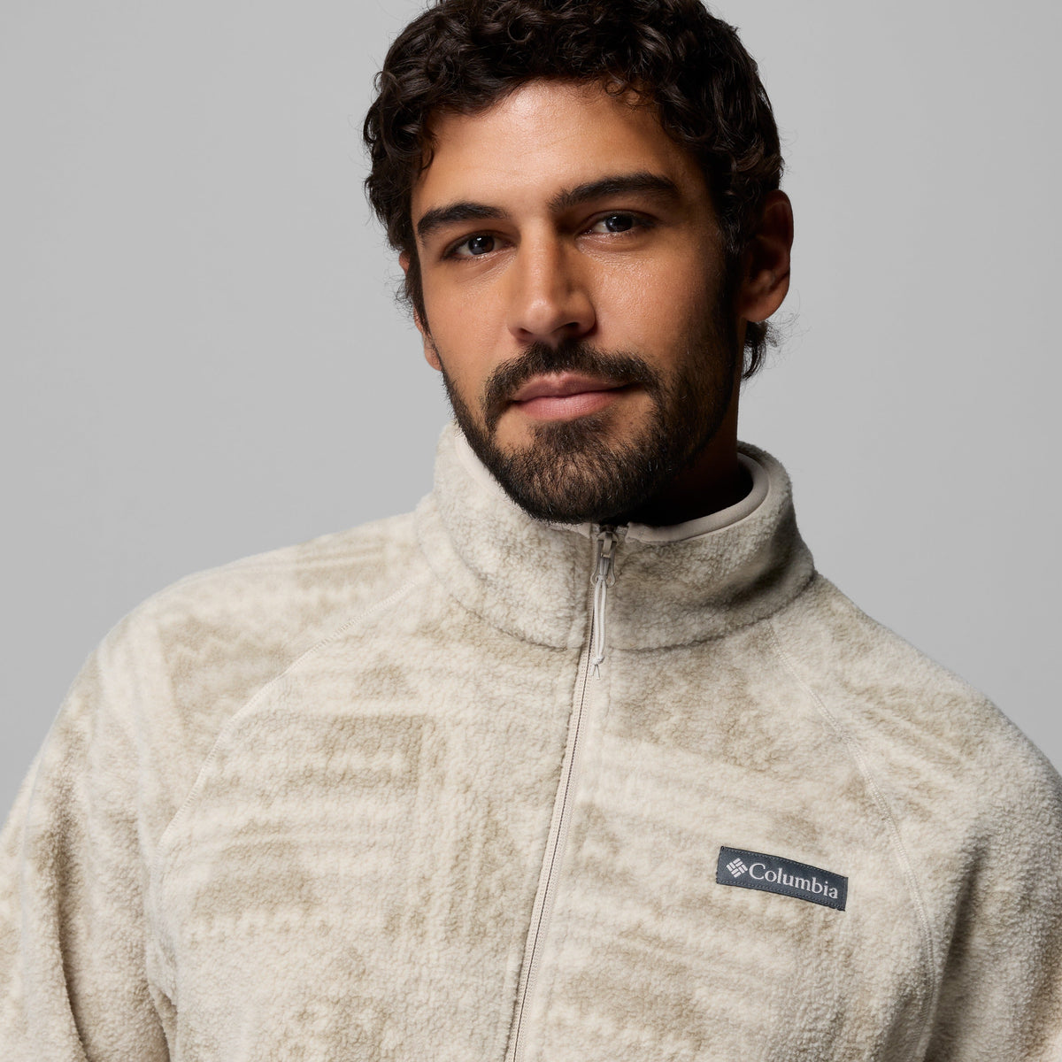 Men's Timber Crest Printed Half Zip