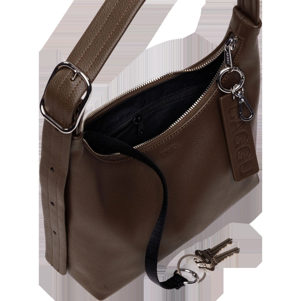 Mini Recycled Leather Shoulder Bag