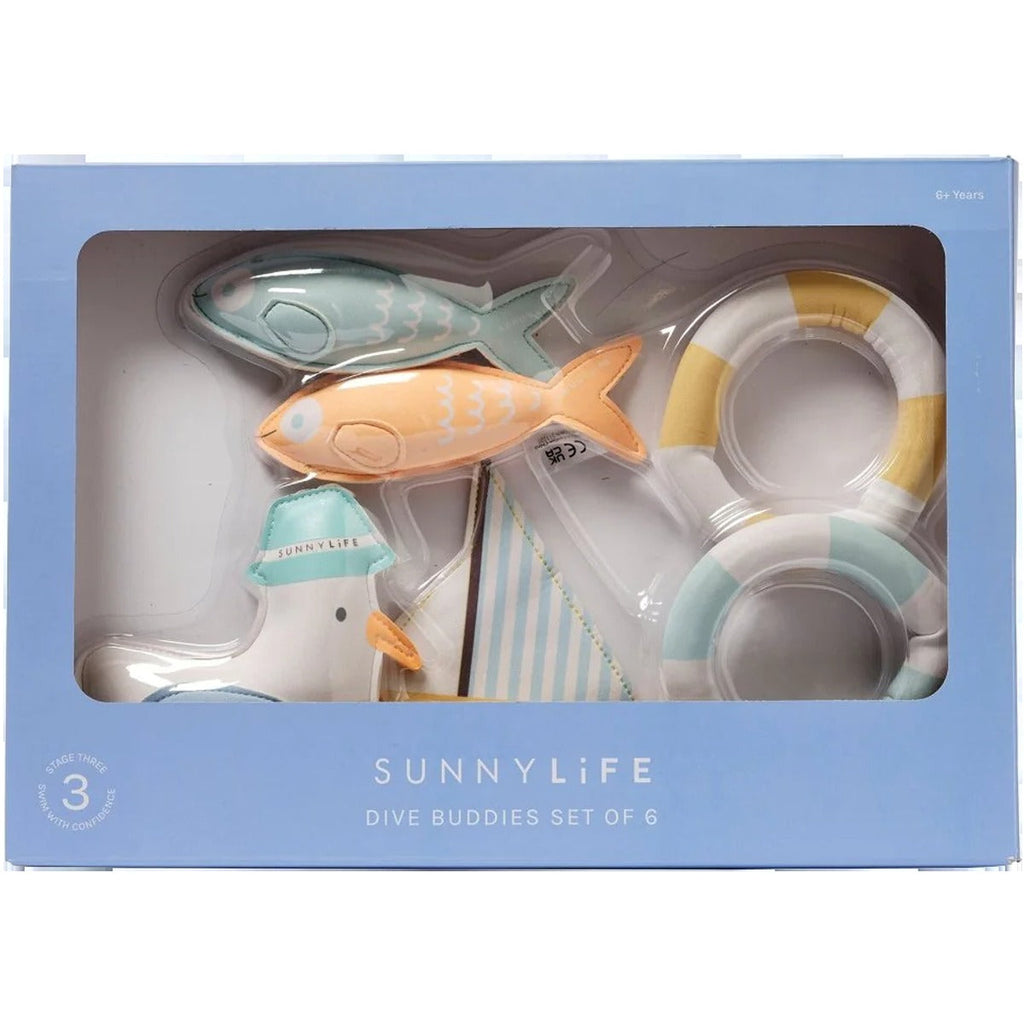 Dive Buddies Sid the Seagull Set of 6