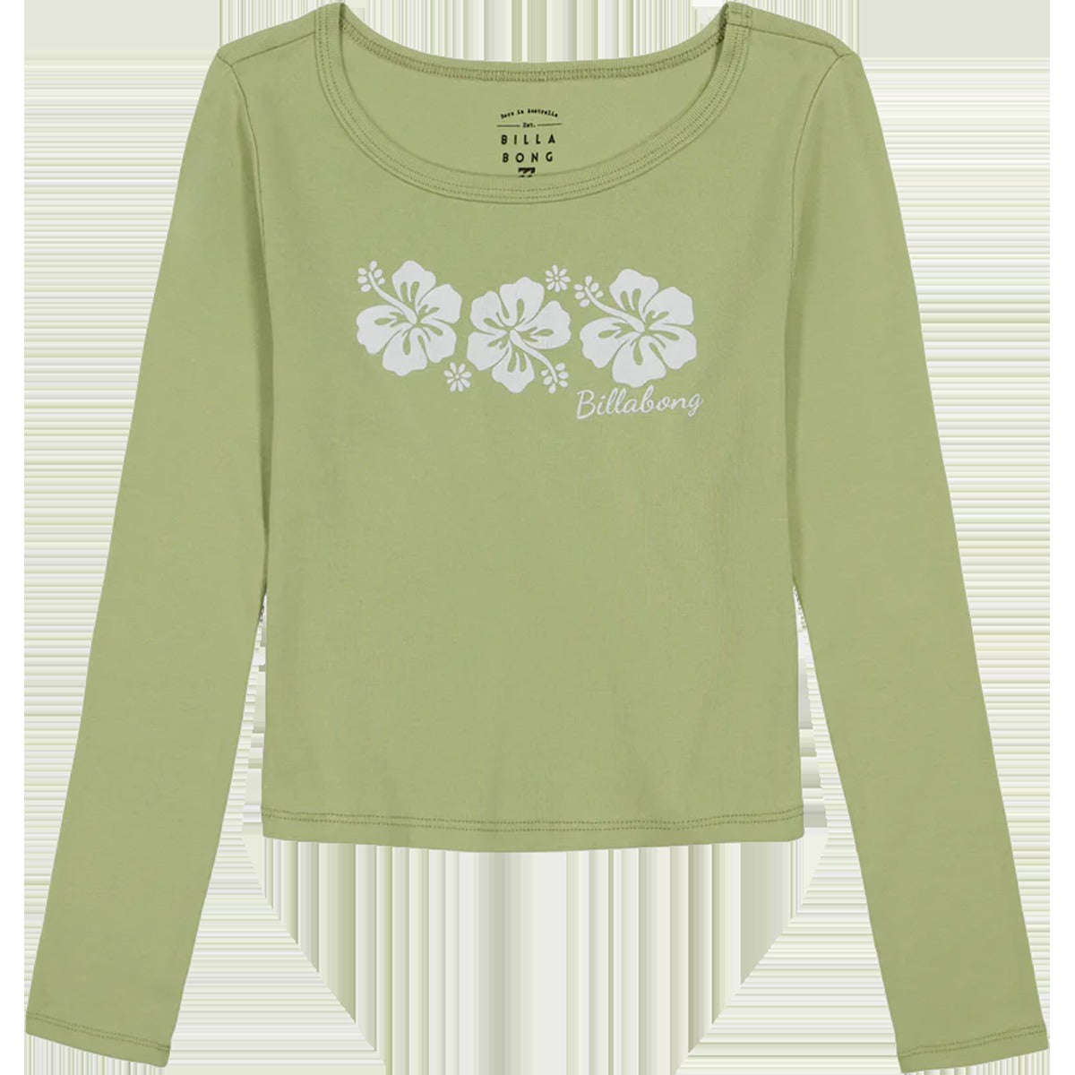 Youth Tri Hibiscus Long Sleeve Tee