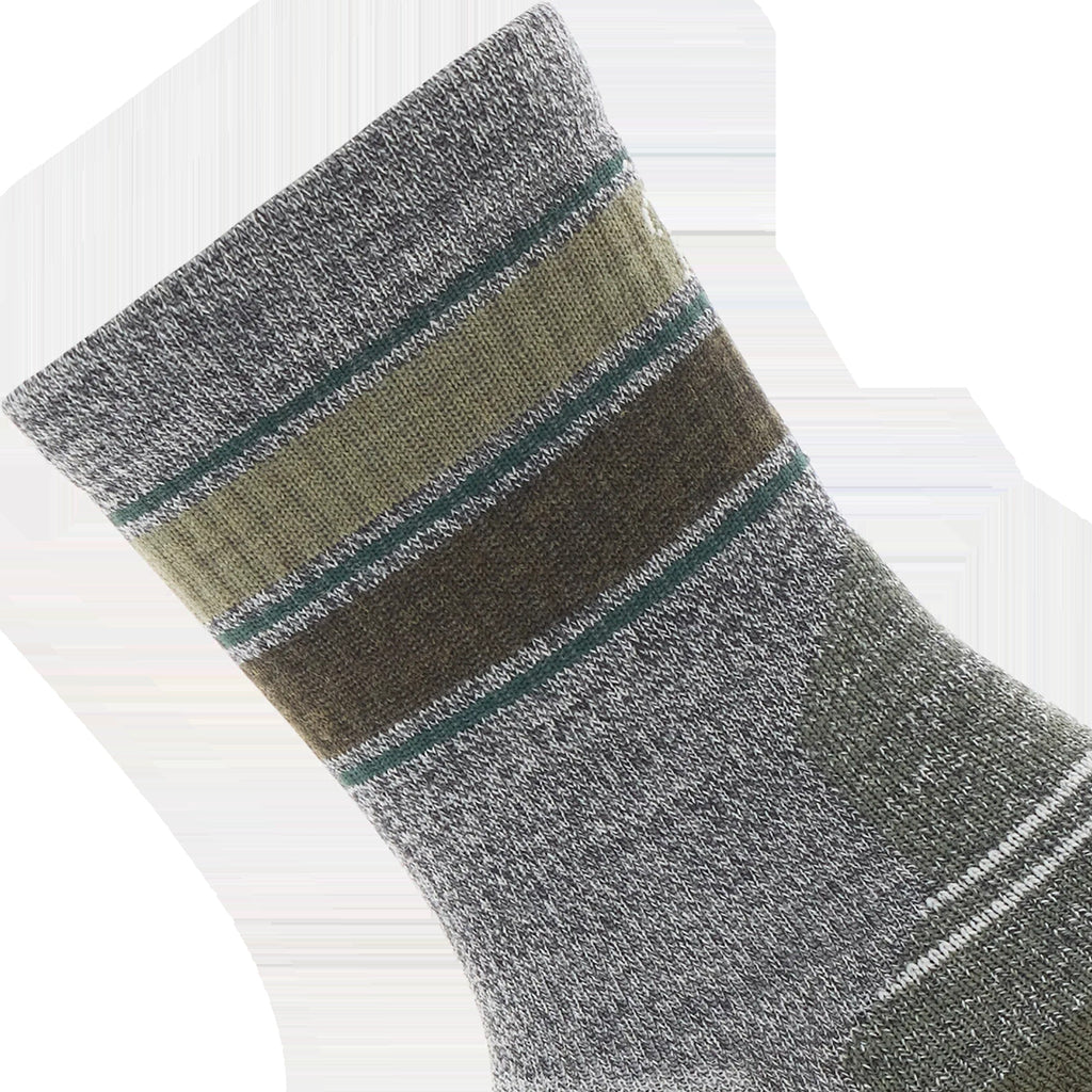 Hike Light Cushion Striped Mid Crew