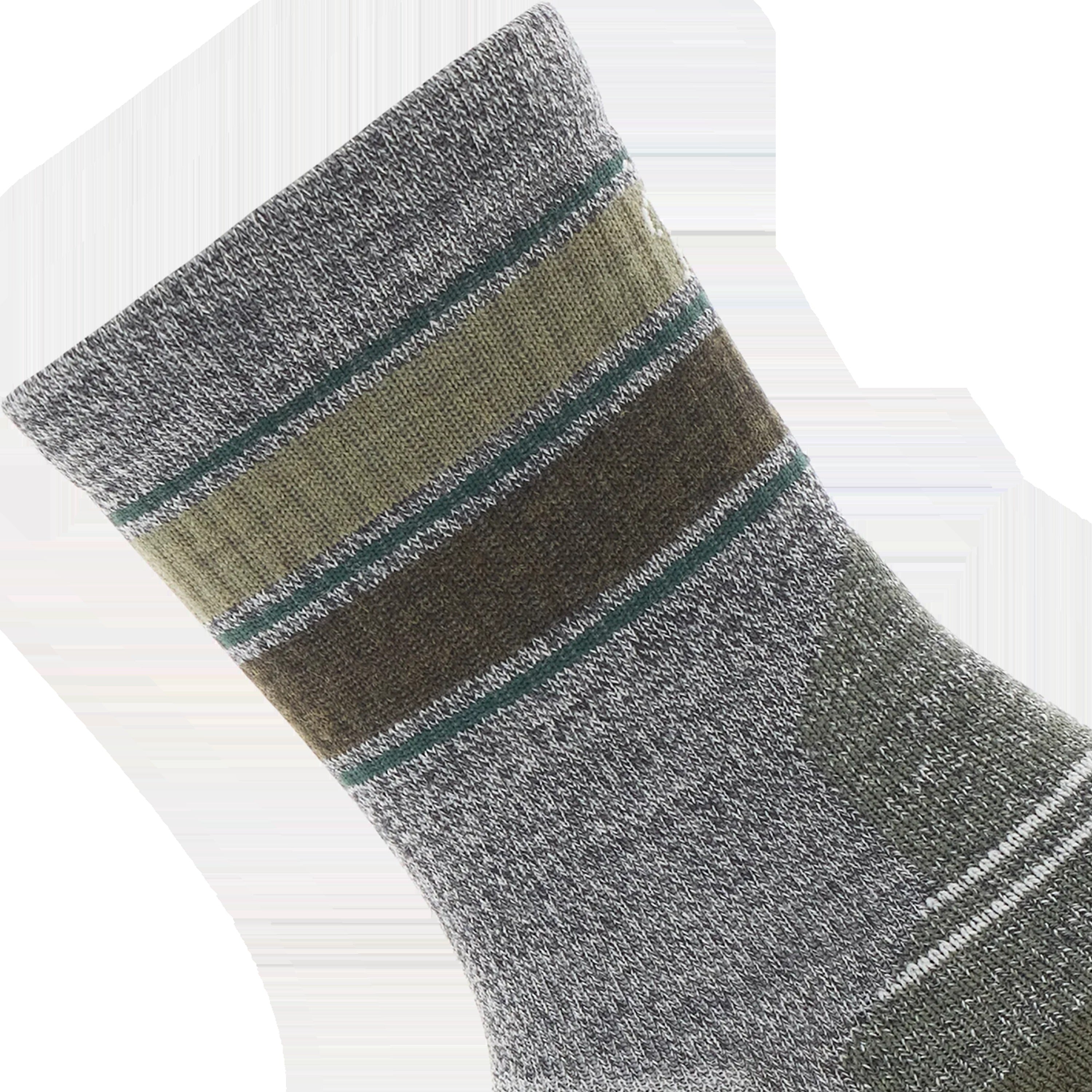Hike Light Cushion Striped Mid Crew