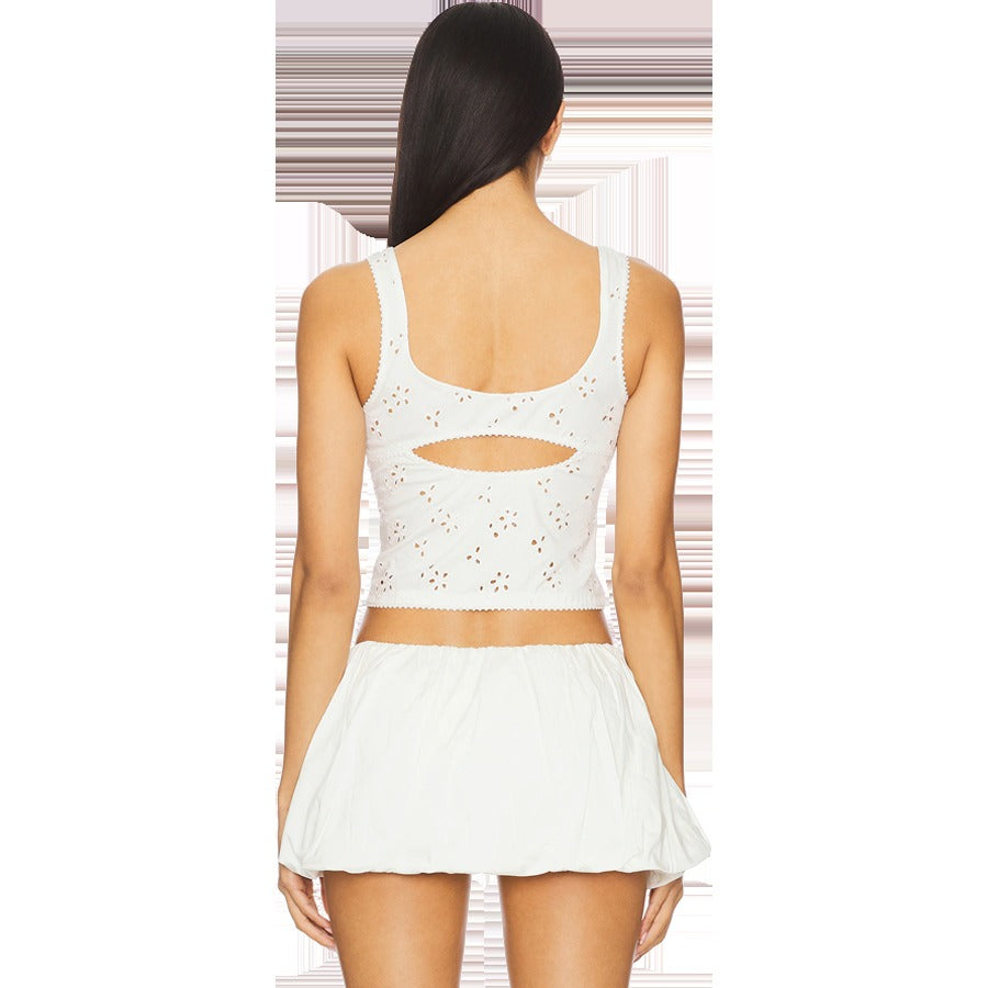 Women's Full Bloom Eyelet Cami