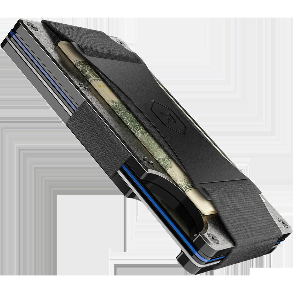 Titanium Wallet with Cash Strap