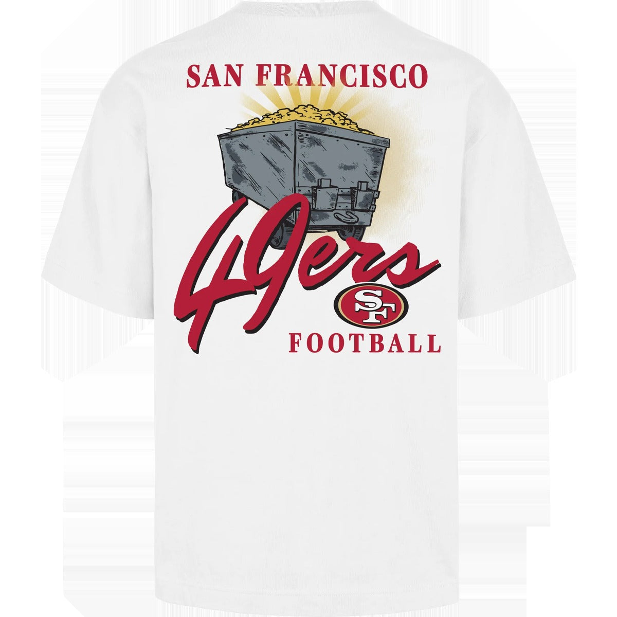 Men's 49ers KO Backer Script Illustrated Tee