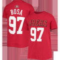 Youth 49ers Mainliner Name & Number Tee - Bosa