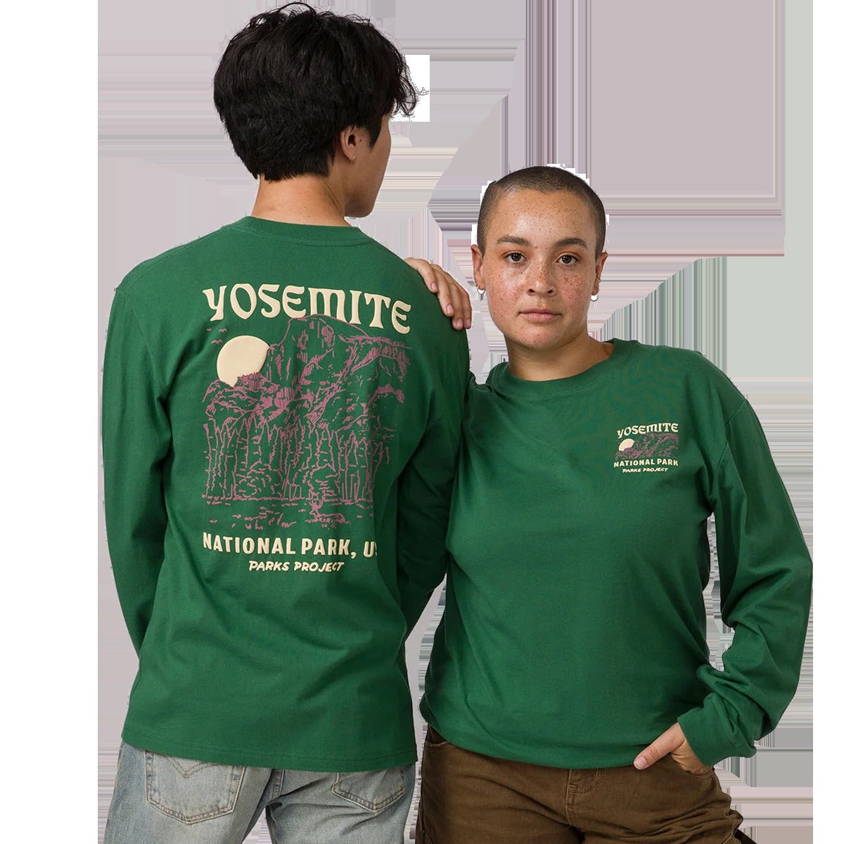 Yosemite Puff Print Long Sleeve Tee