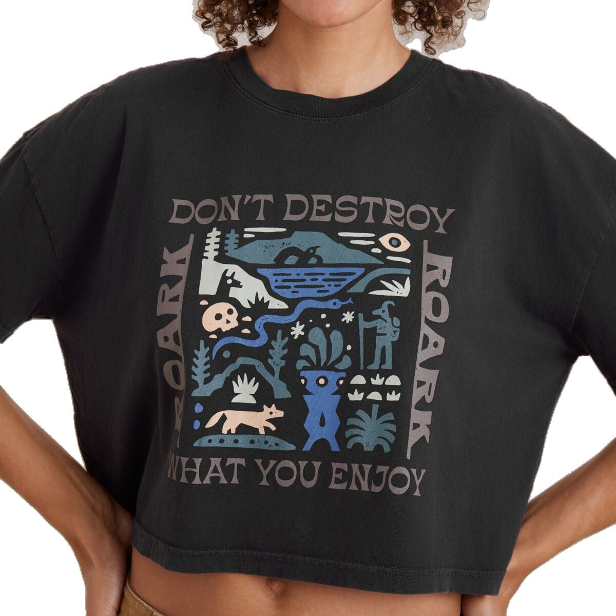Women's Enjoy Andes Cropped Boxy Tee