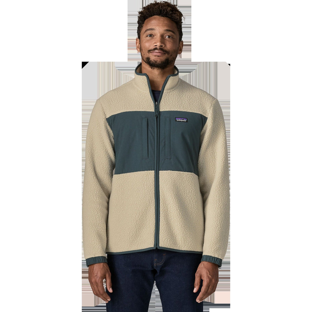 Men's Retro Pile Patch Jacket
