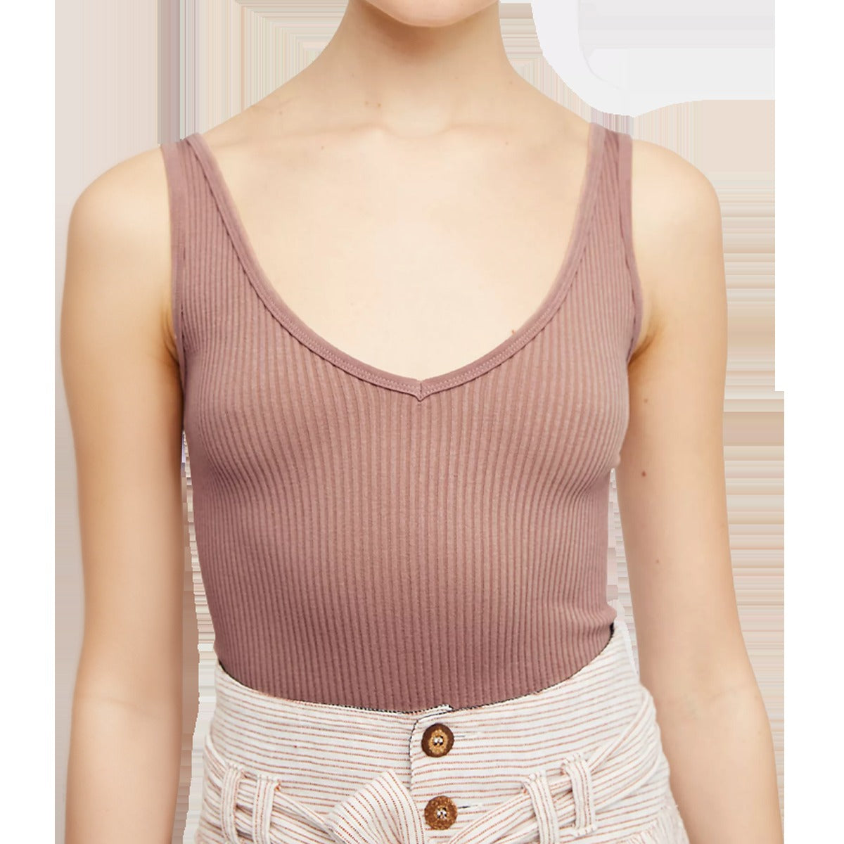 Women's Solid Rib Brami
