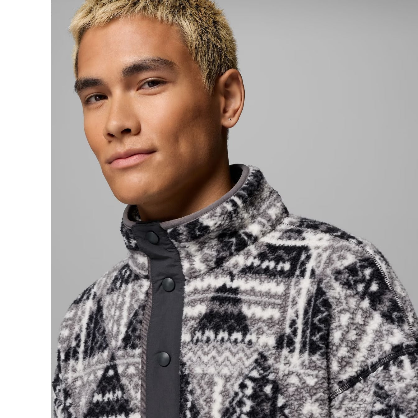 Men's Helvetia II Printed 1/2 Snap Pullover