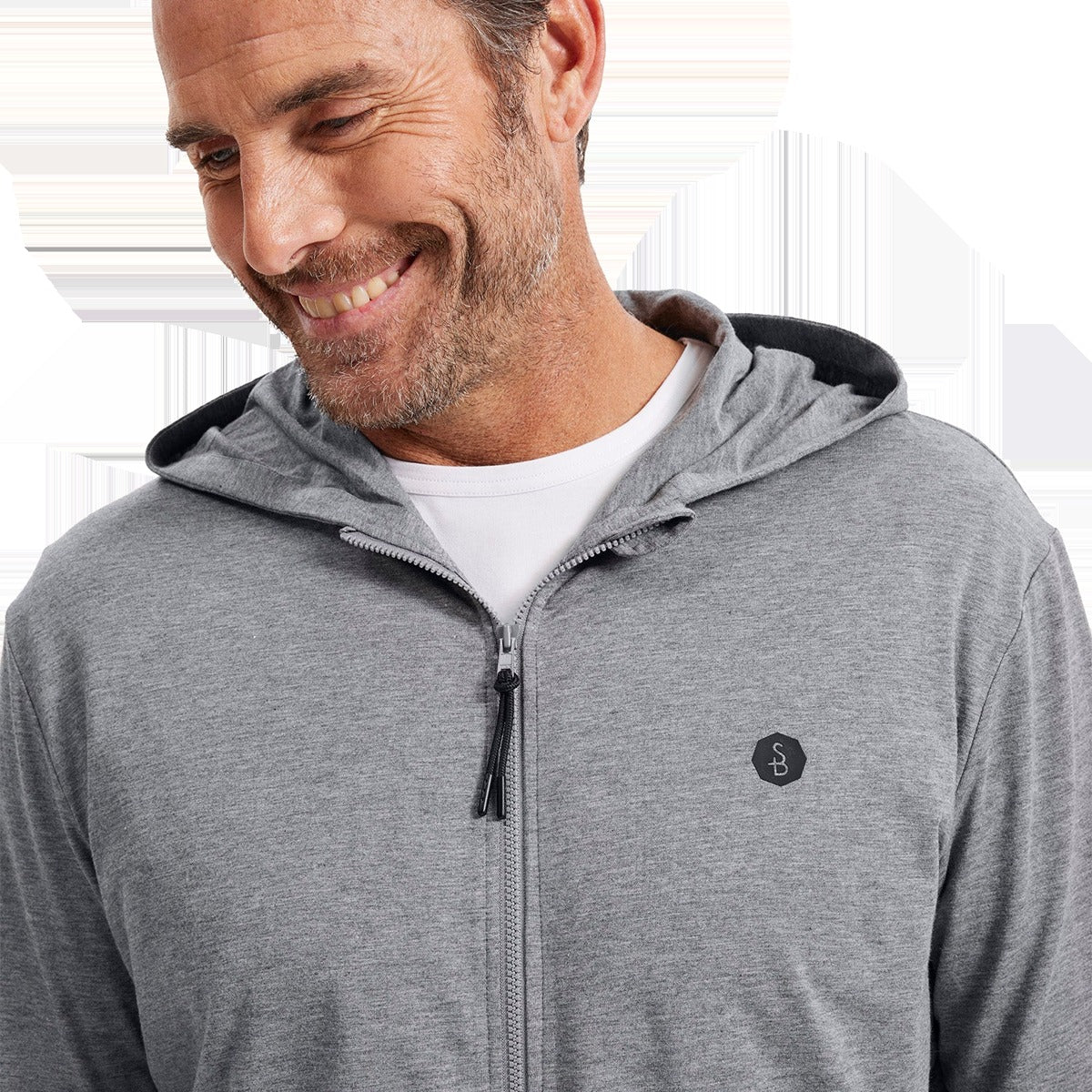 Men's Summer Essential Hooded Zip Top UPF 50+
