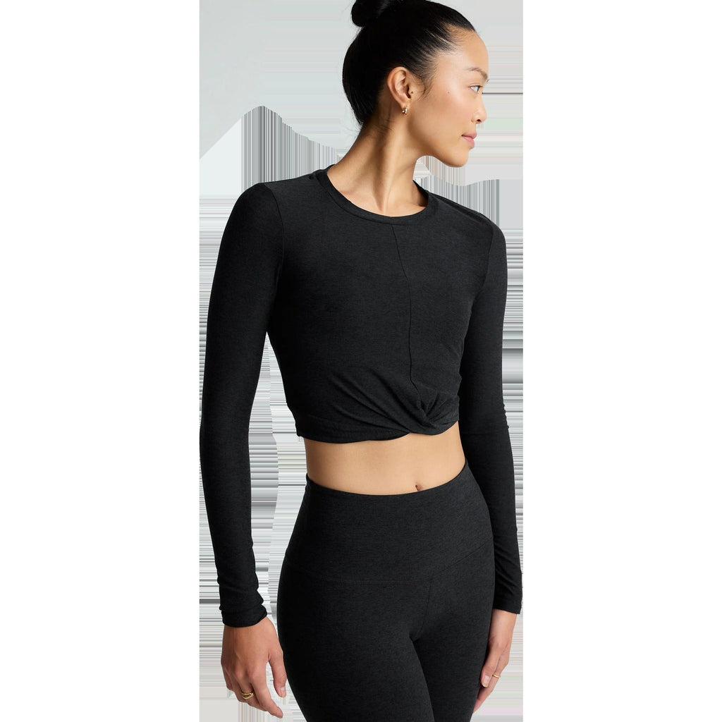 Women's Featherweight Cropped Long Sleeve Pullover