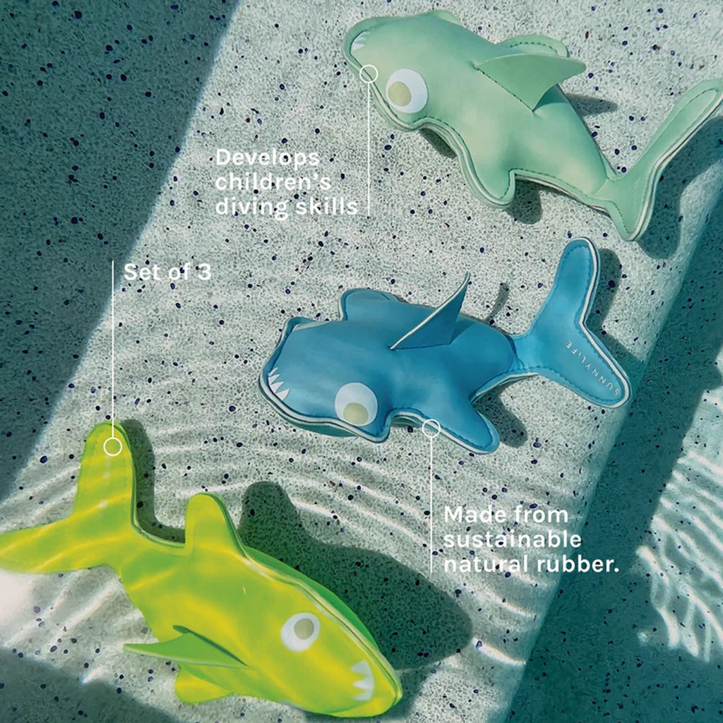 Dive Buddies Salty the Shark Set of 3