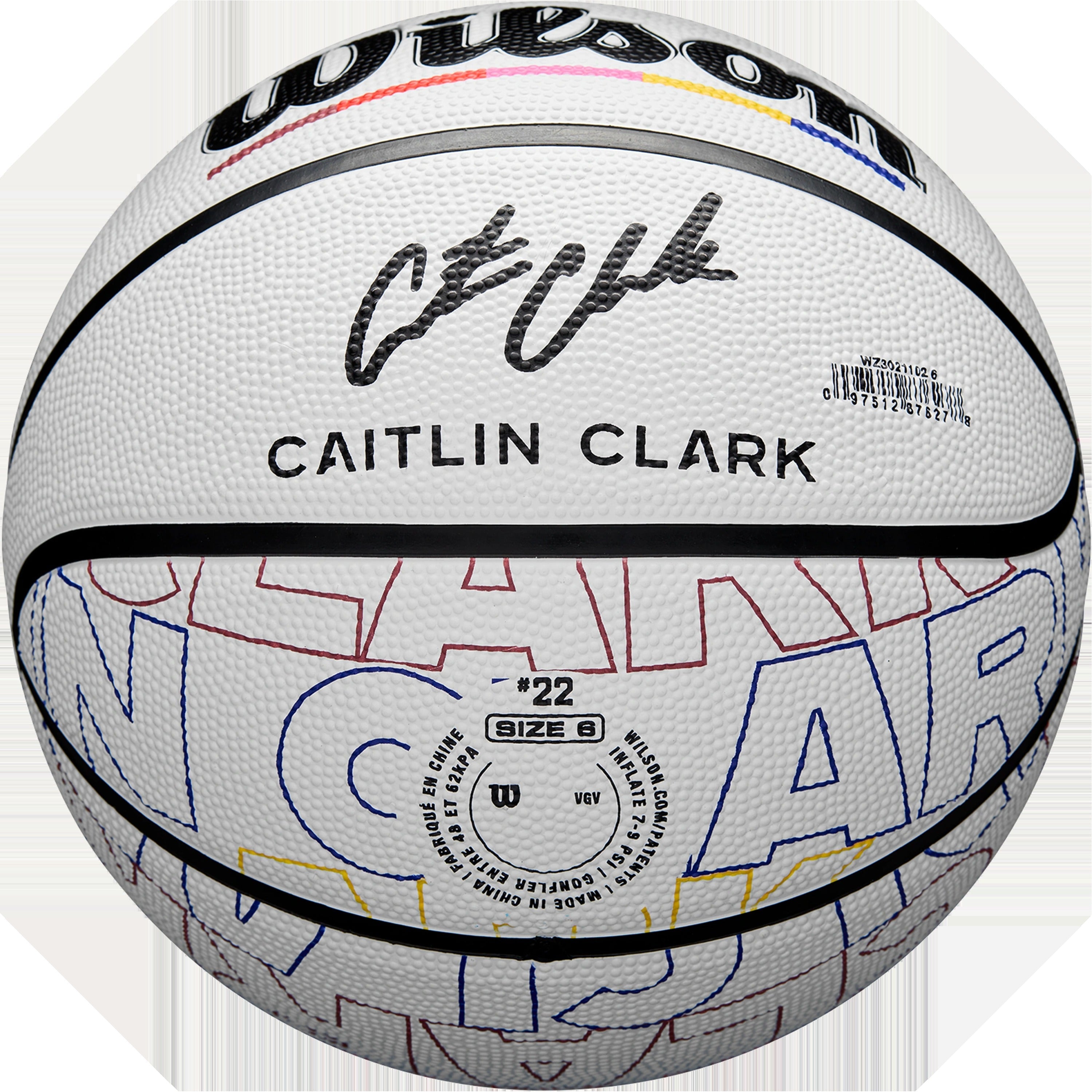 Caitlin Clark Make Your Mark Basketball - 28.5"