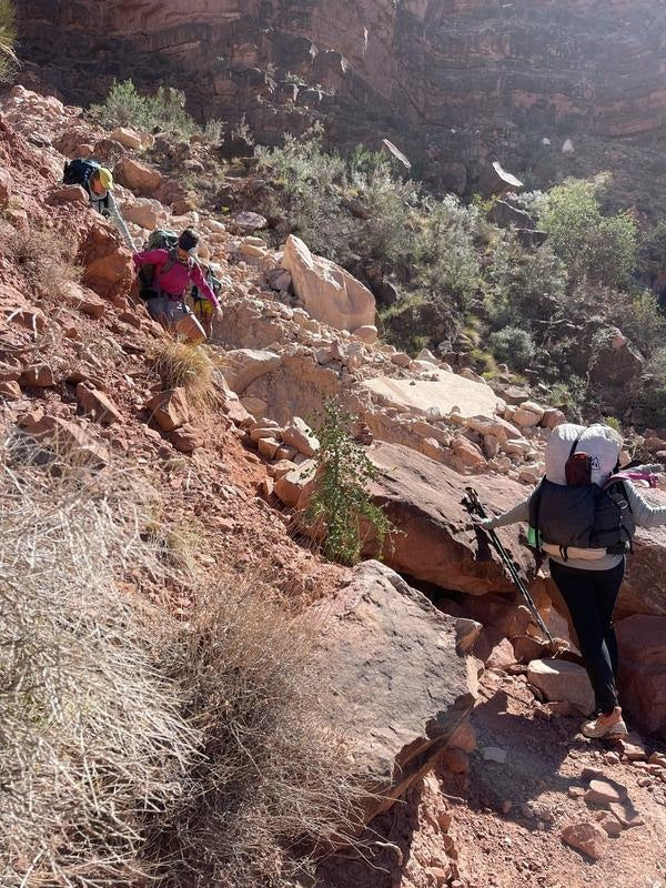 Women's Grand Canyon Backpacking: South Rim (Hermit Trail Loop)