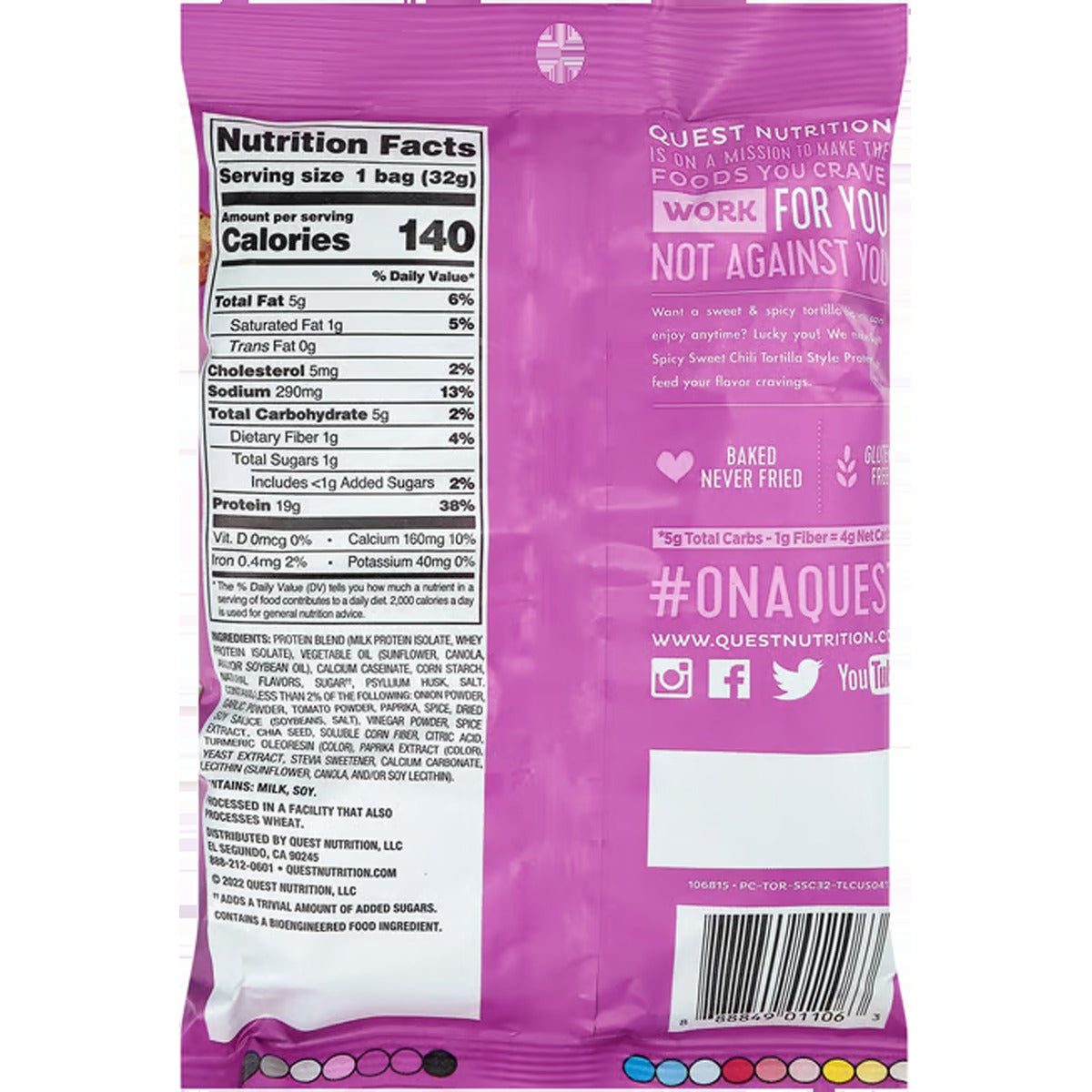 Tortilla Style Protein Chips 1.1oz